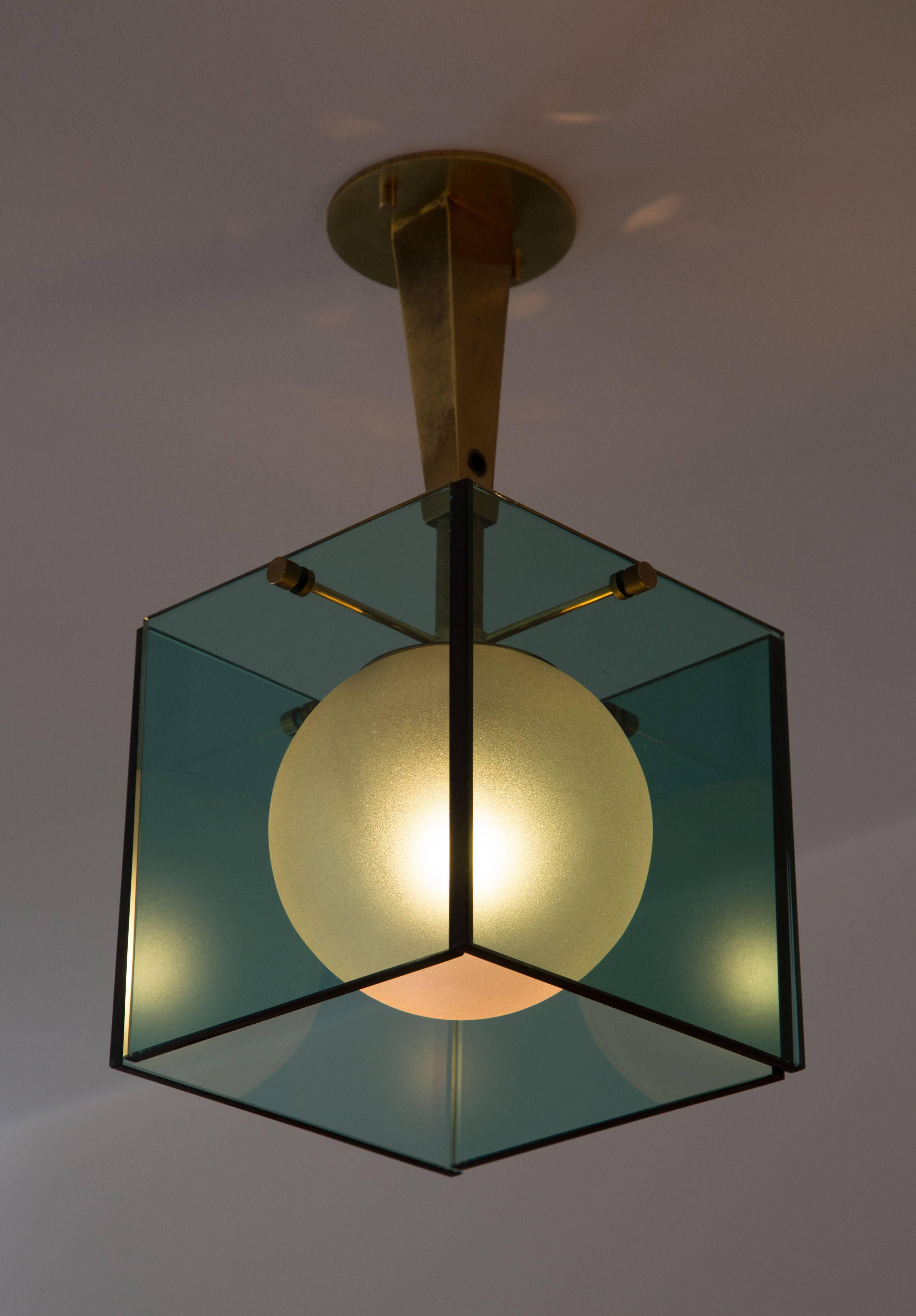 Mid-Century Modern Ceiling Light by Max Ingrand for Fontana Arte
