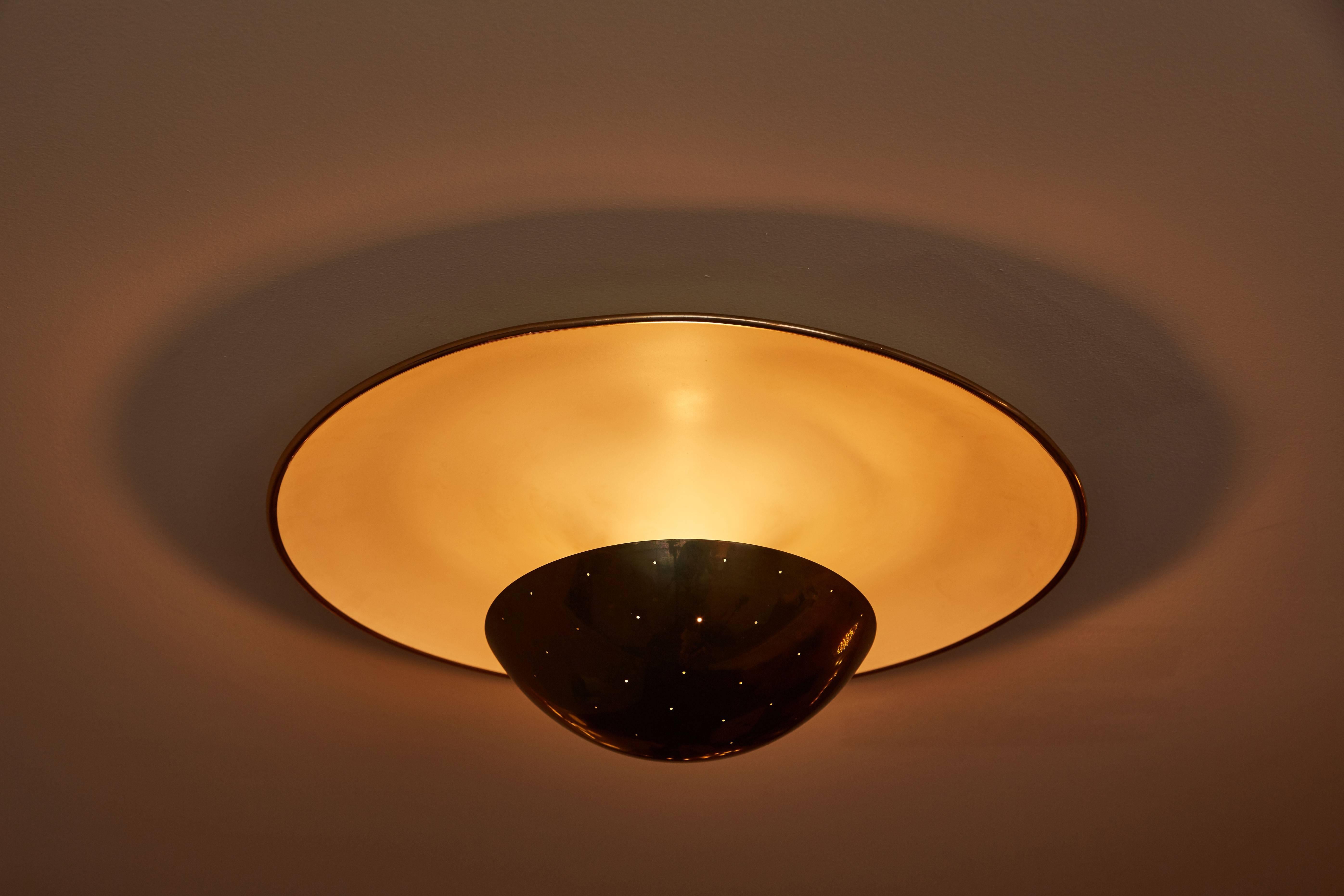 Mid-Century Modern Ceiling Light by Gino Sarfatti