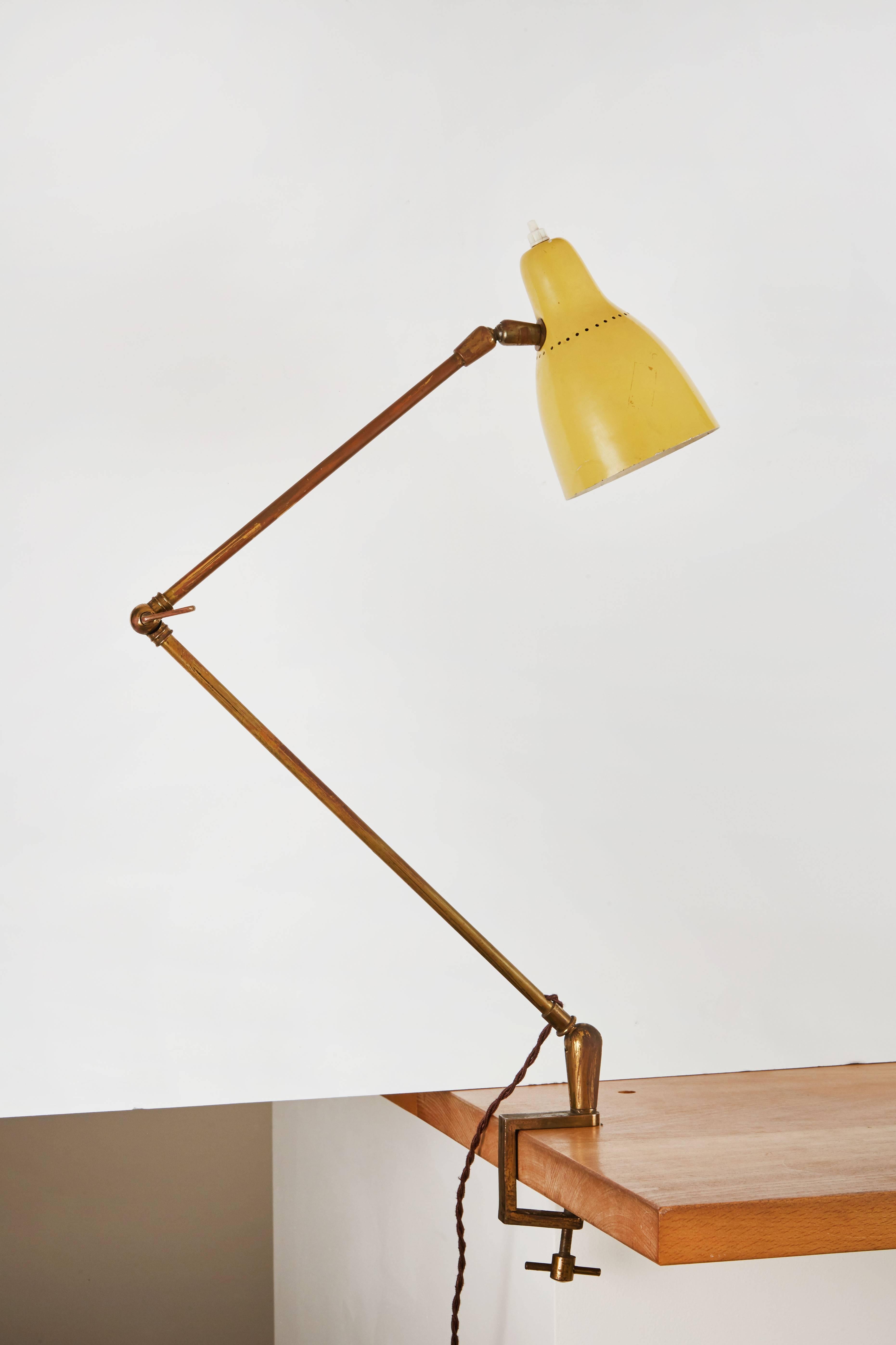 Mid-Century Modern Articulating Task Lamp by O-Luce