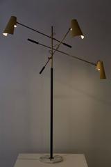 Rare Three-Arm Floor Lamp by Stilnovo