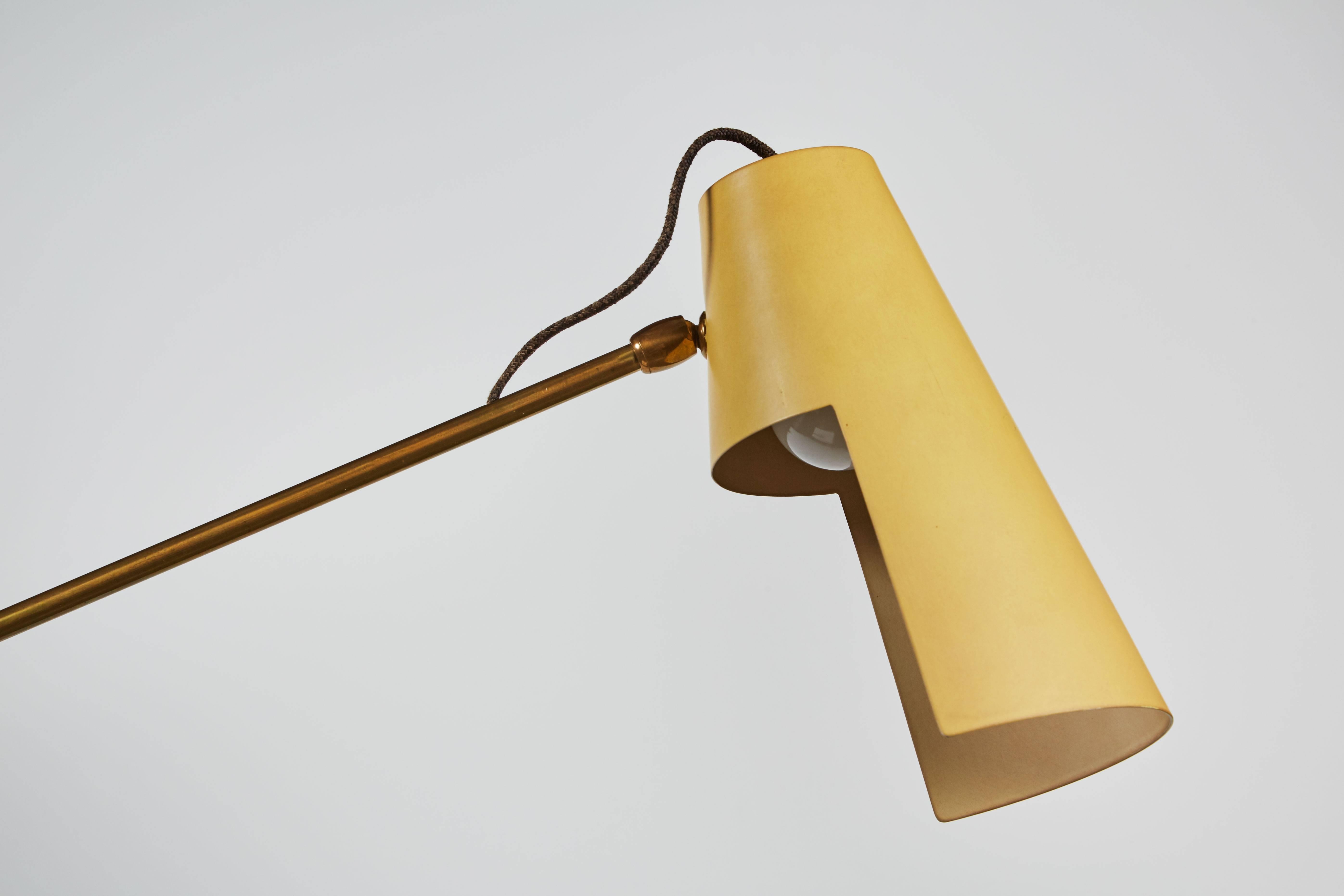 Mid-20th Century Rare Three-Arm Floor Lamp by Stilnovo