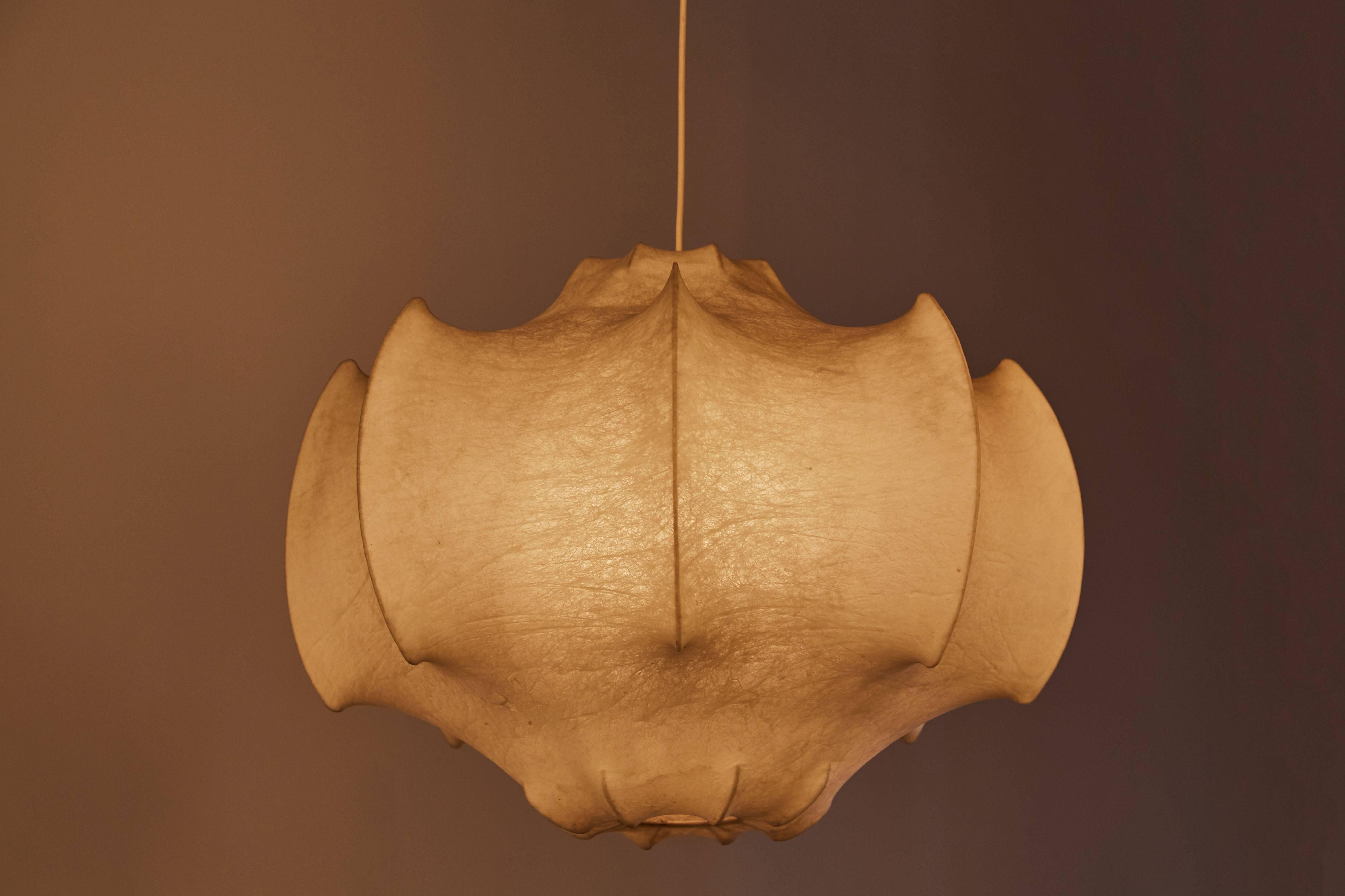 Mid-Century Modern Cocoon Suspension Light by Achille & Pier Giacomo Castiglione for Flos