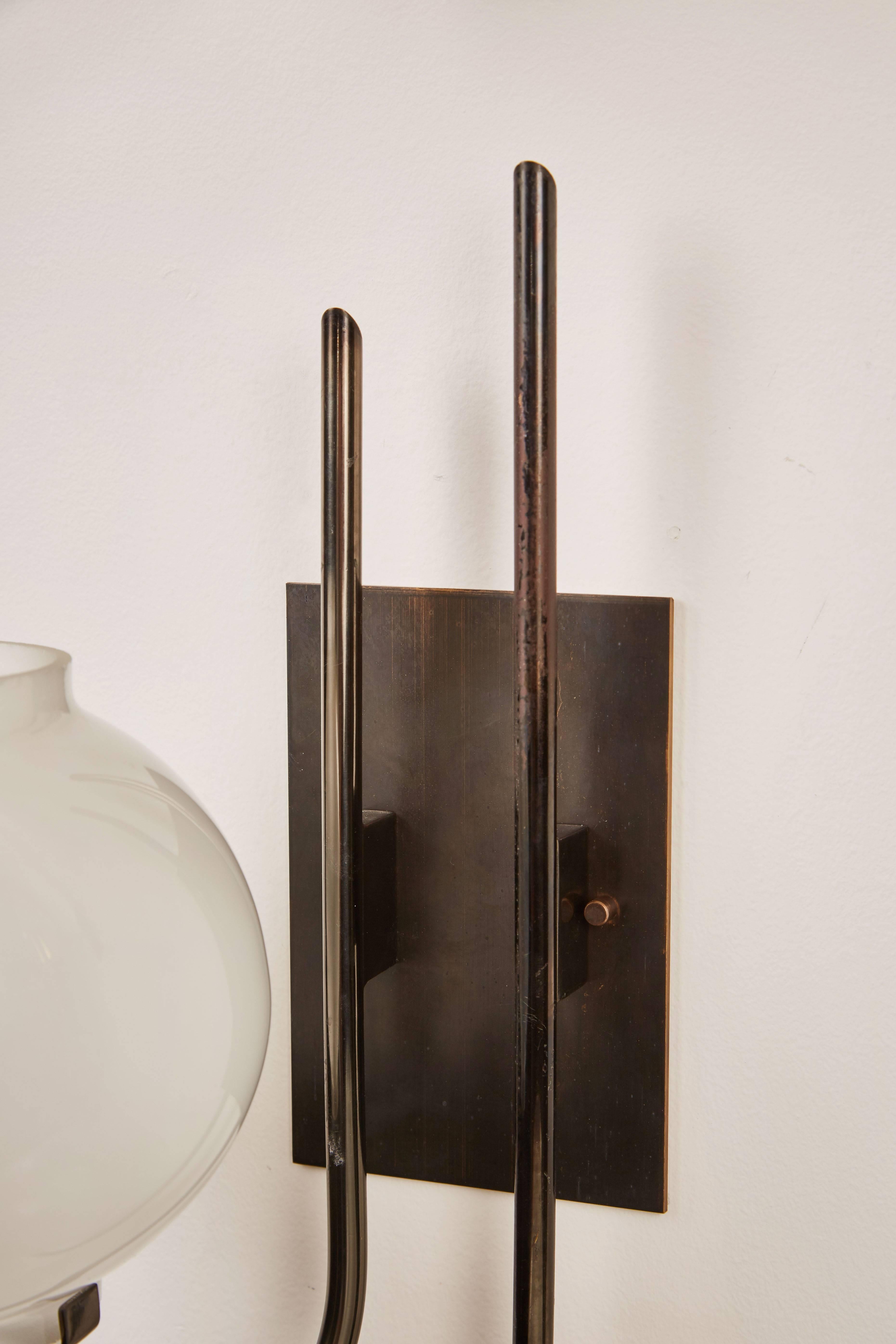 Pair of Sconces by Tito Agnoli for Oluce  For Sale 2