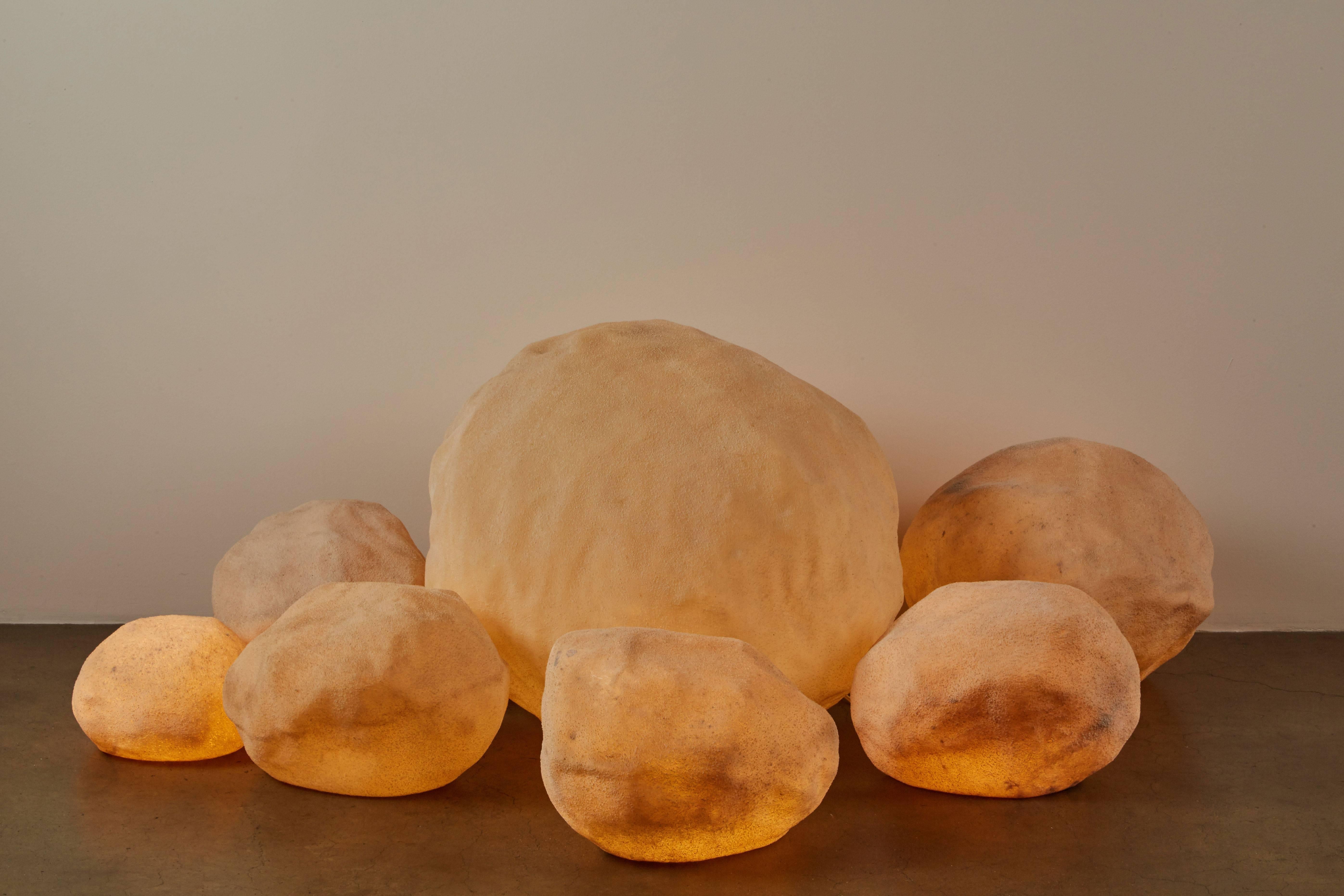 Mid-Century Modern Dorra Rock Lights by Andre Cazenave