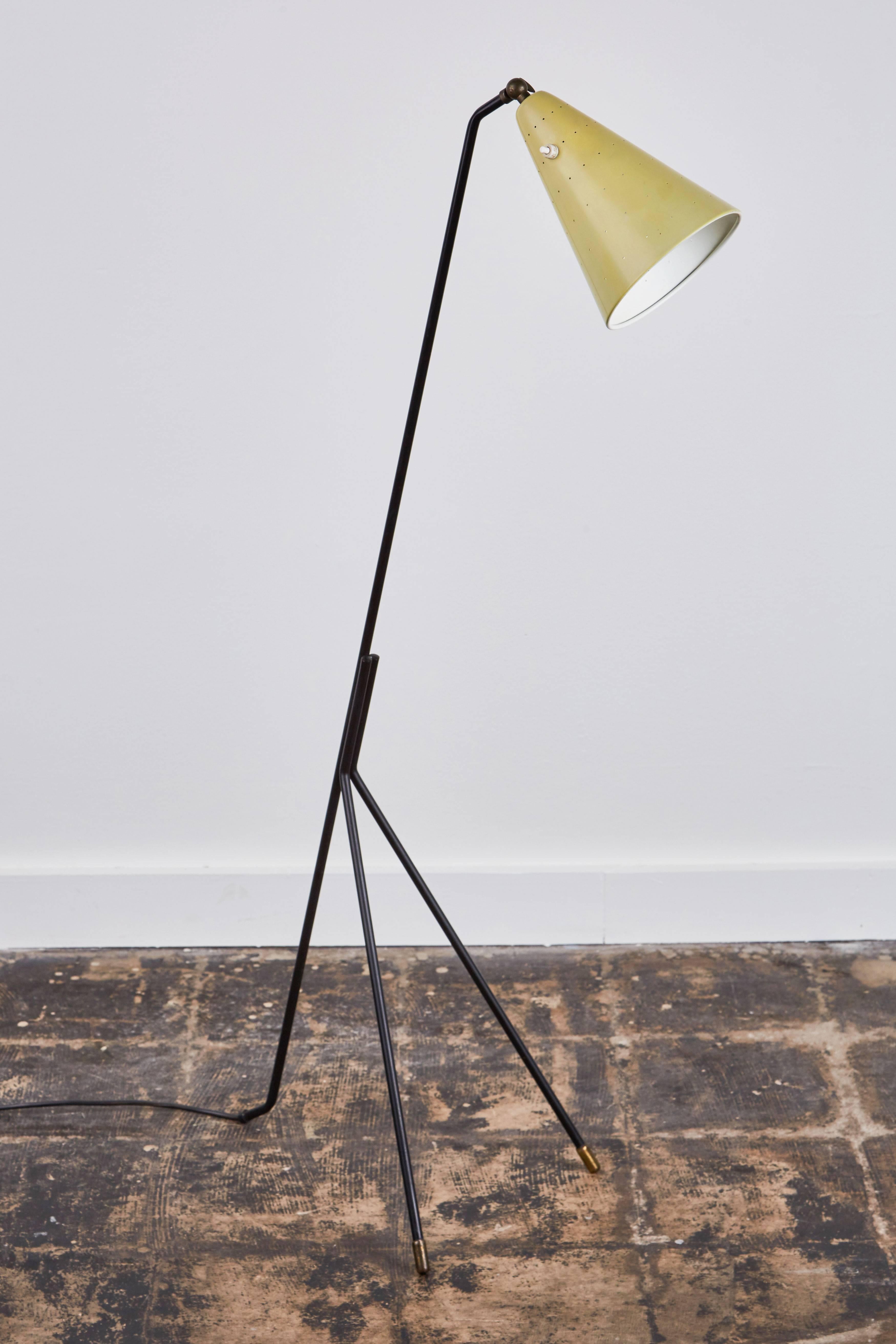 Lacquered Floor Lamp by Svend Aage Holm Sorensen