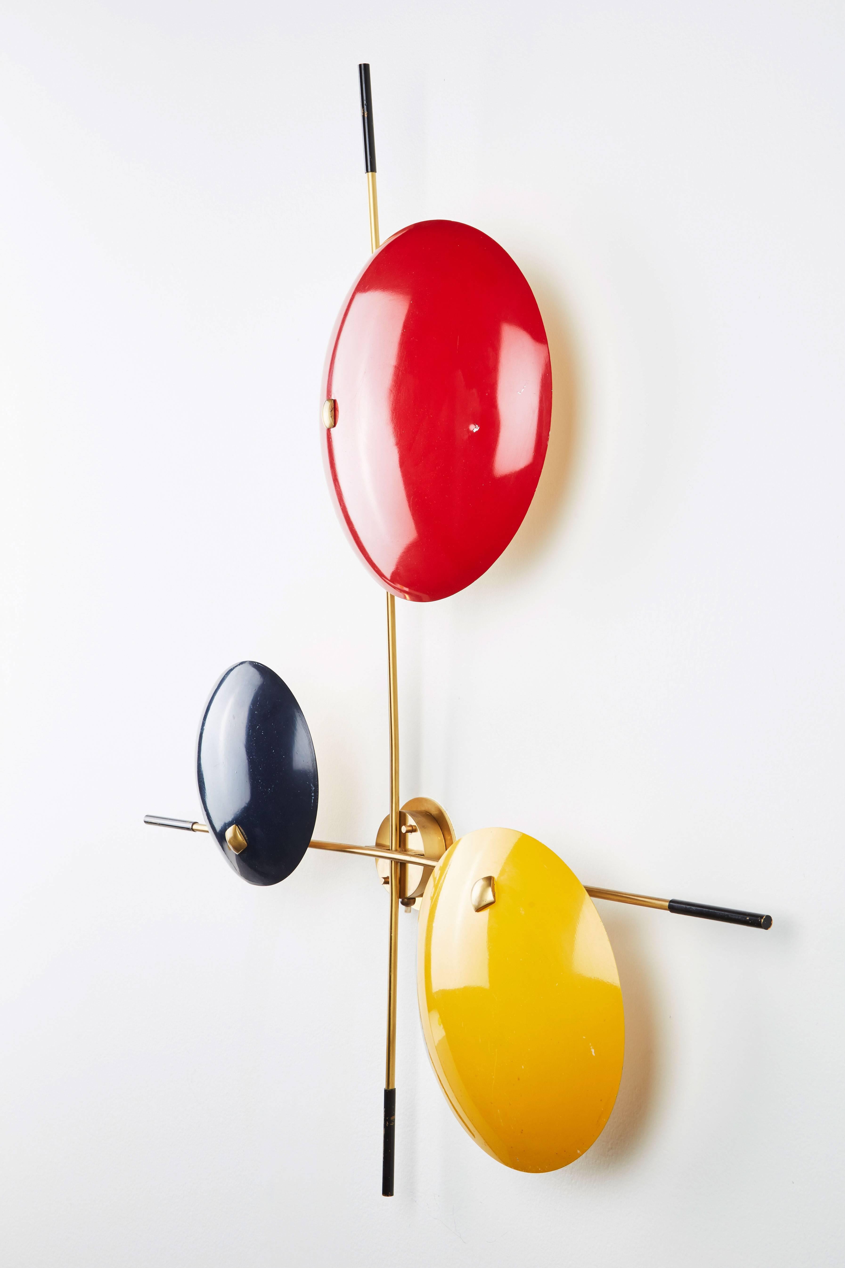 Italian Bruno Gatta Wall Lamp by Stilnovo