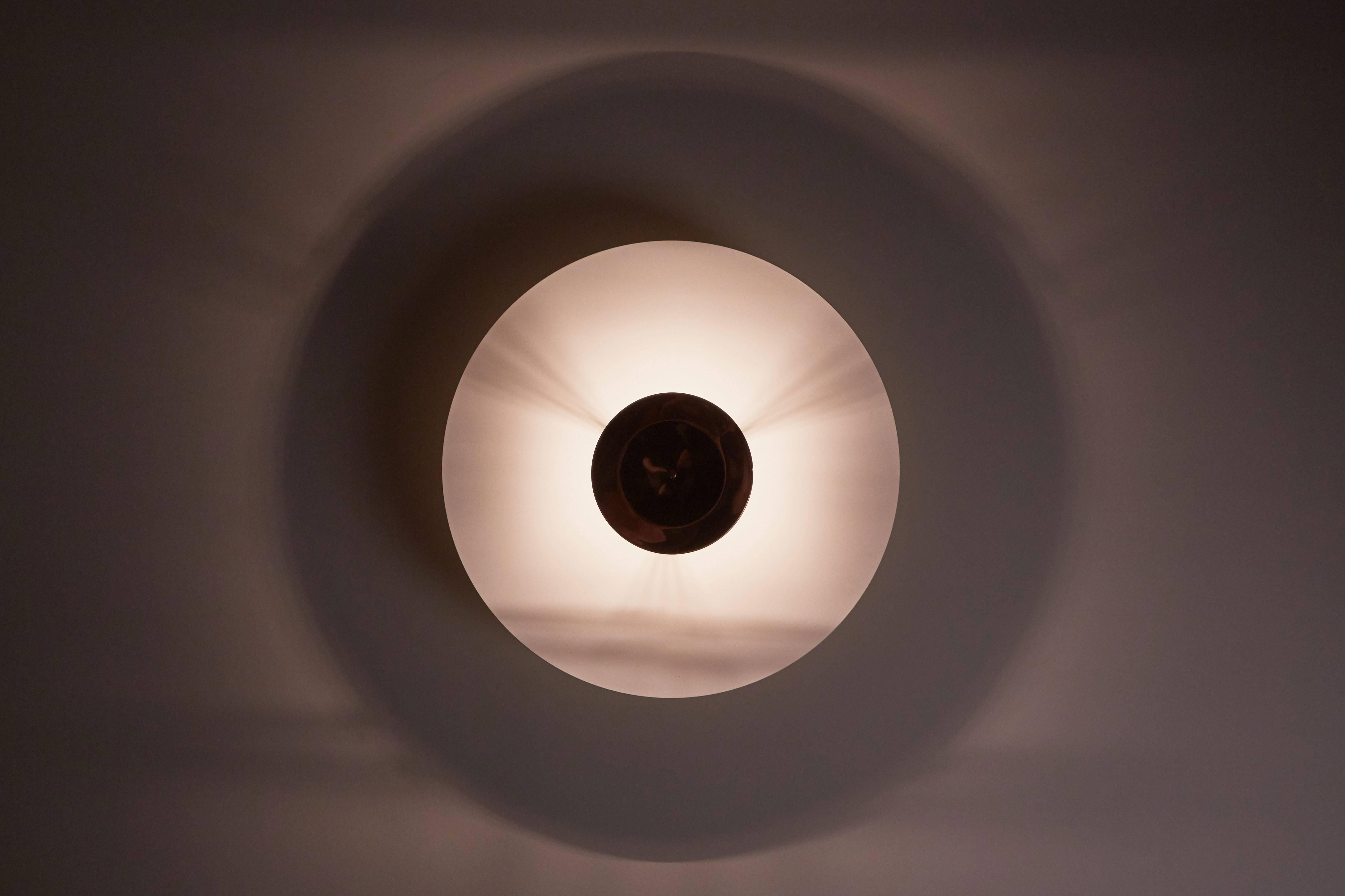 Mid-20th Century Pair of Flush Mount Ceiling Lights by Hans-Agne Jakobsson