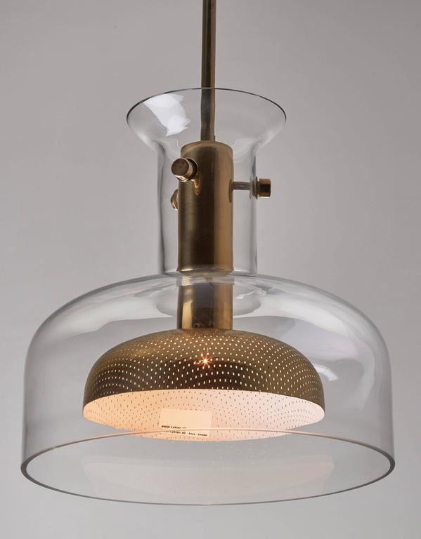 Crystal Ceiling Lamp By Anders Pehrson For Atelje Lyktan At 1stdibs Mid Century Modern Crystal Ceiling Lamp By Anders Pehrson For Atelje Lyktan