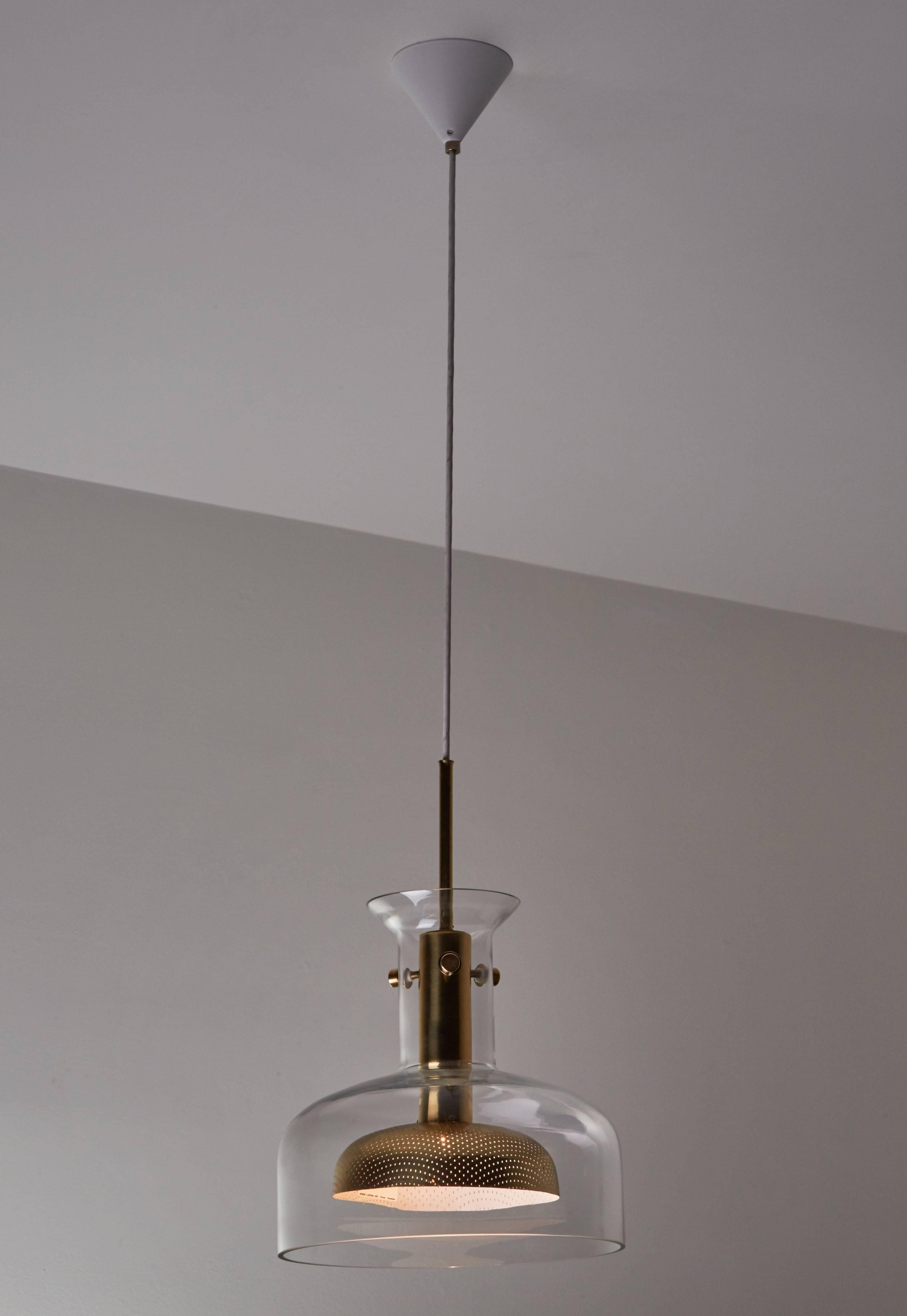 Mid-Century Modern 'Crystal' Ceiling Lamp by Anders Pehrson for Atelje Lyktan