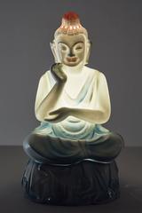 Porcelain Buddha Table Lamp by Arabia of Finland