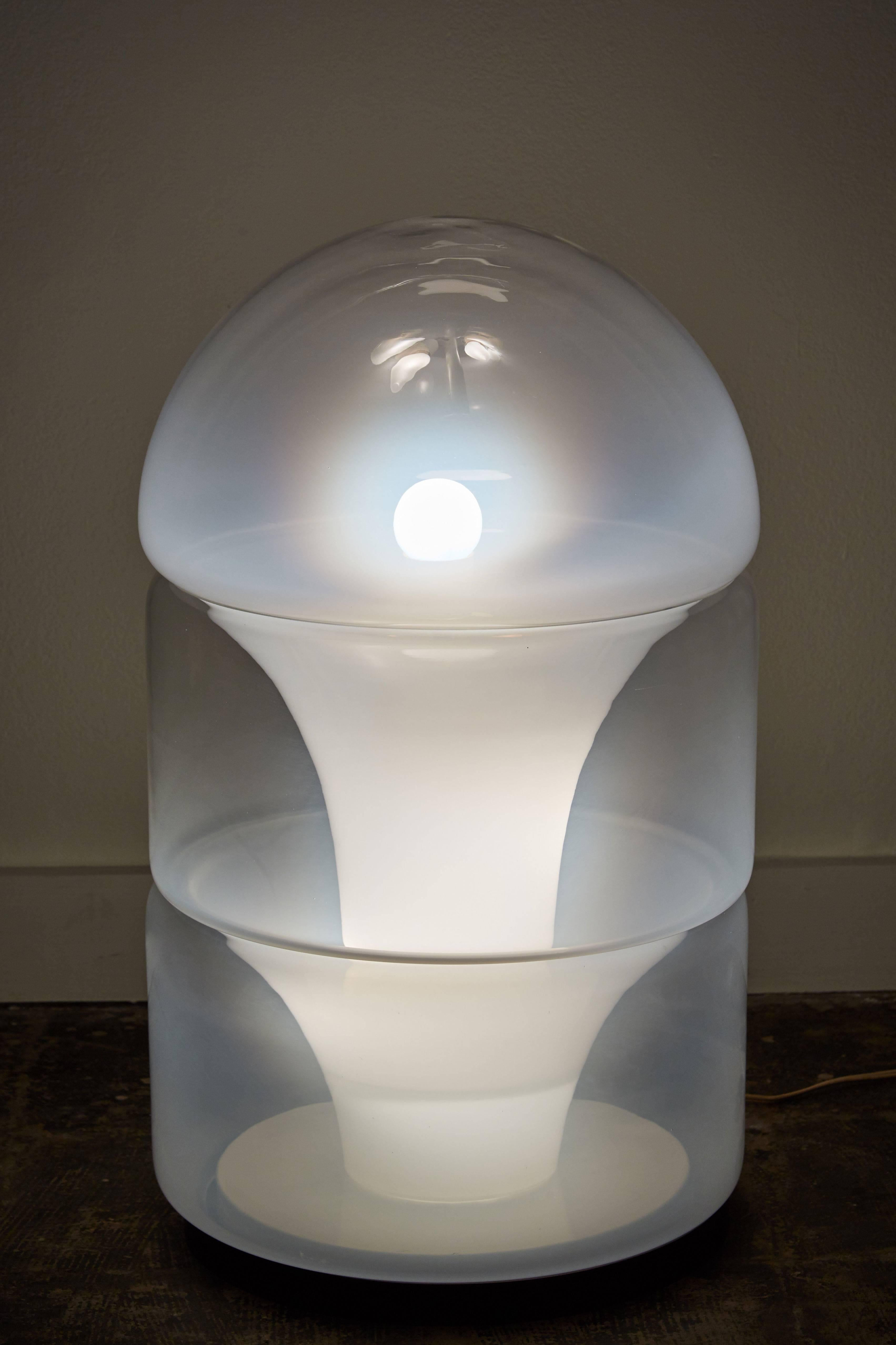 Italian Sfumato LT316 Floor Lamp by Carlo Nason for Mazzega