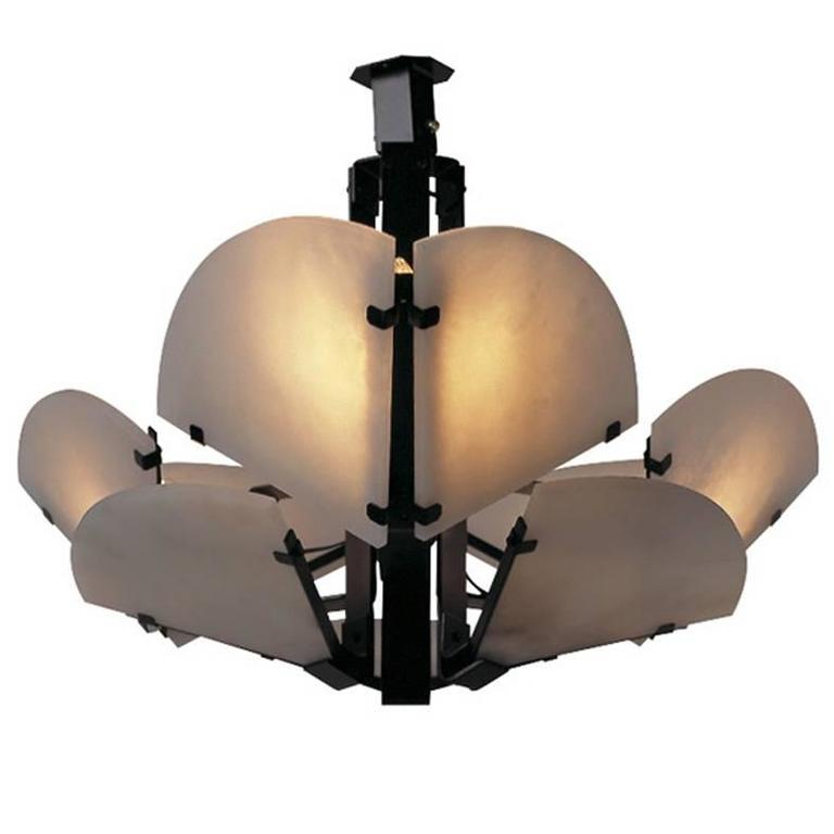 Quarte De Rond Ceiling Light by Pierre Chareau SUS 102 B For Sale
