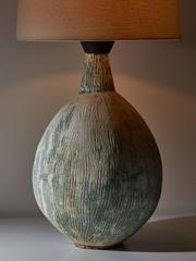 Custom Handmade Cement Table Lamp