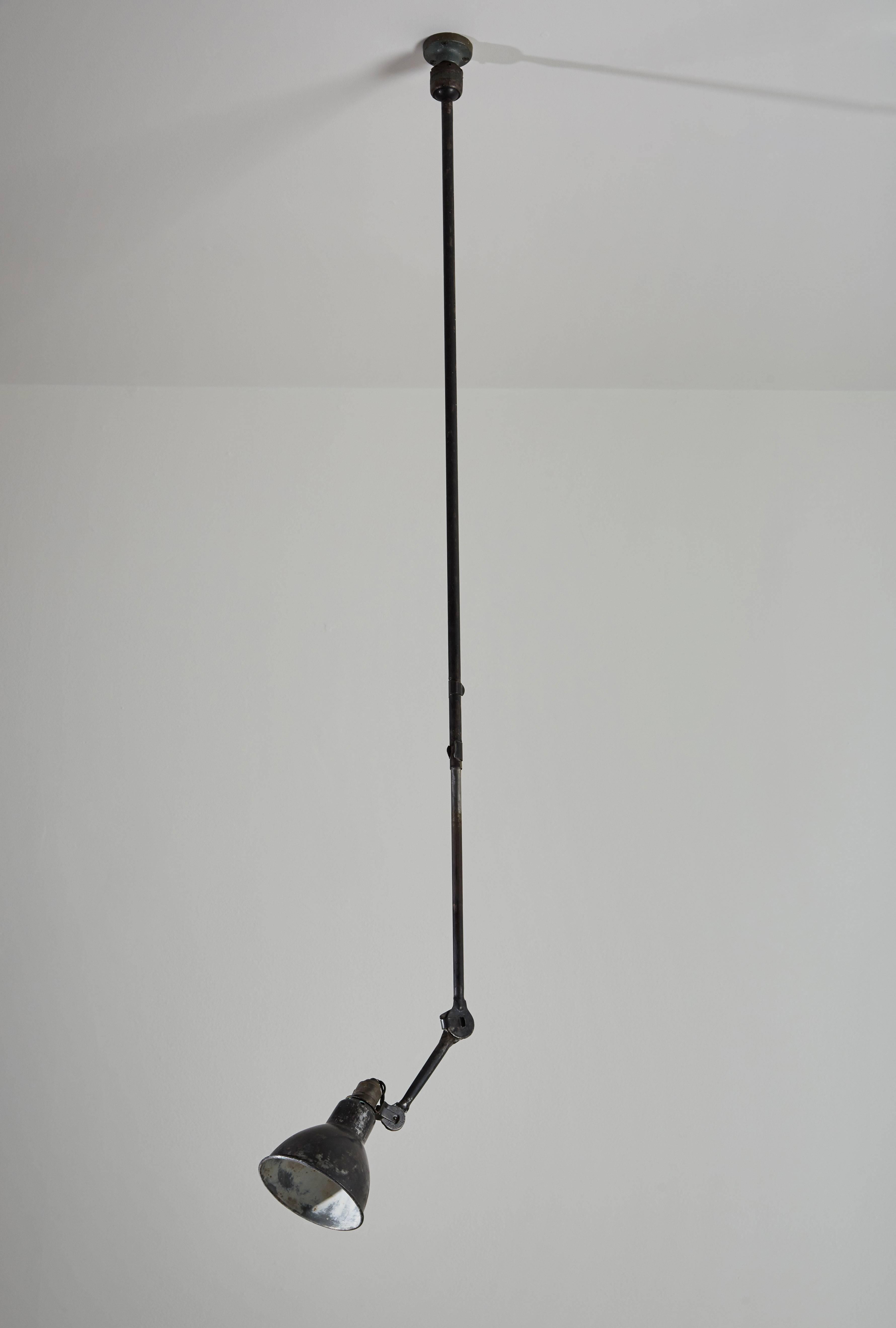 Model No. 302 Adjustable Ceiling Light by Gras Ravel In Good Condition In Los Angeles, CA