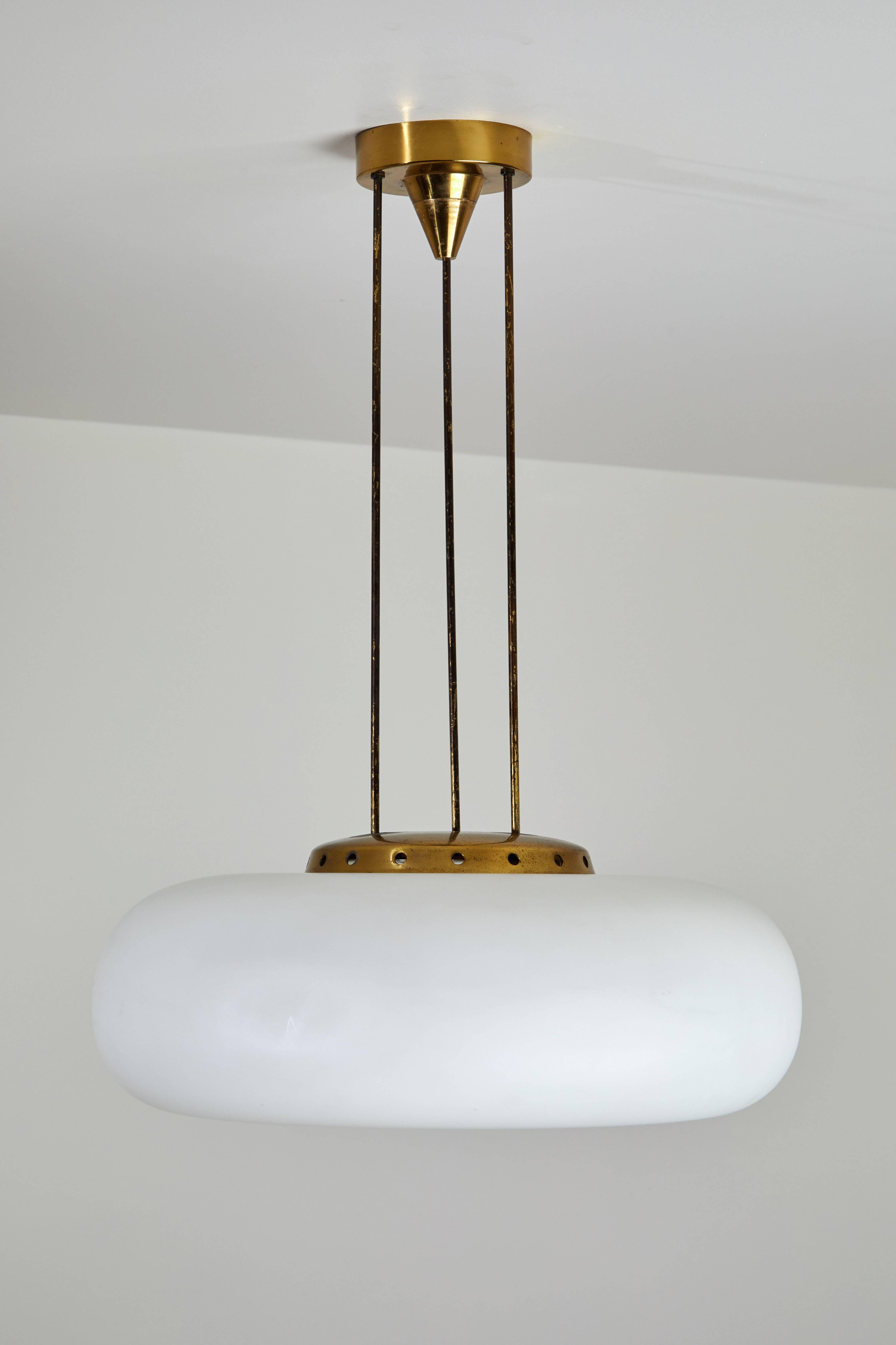 Model 2356 Suspension Light by Fontana Arte In Excellent Condition In Los Angeles, CA