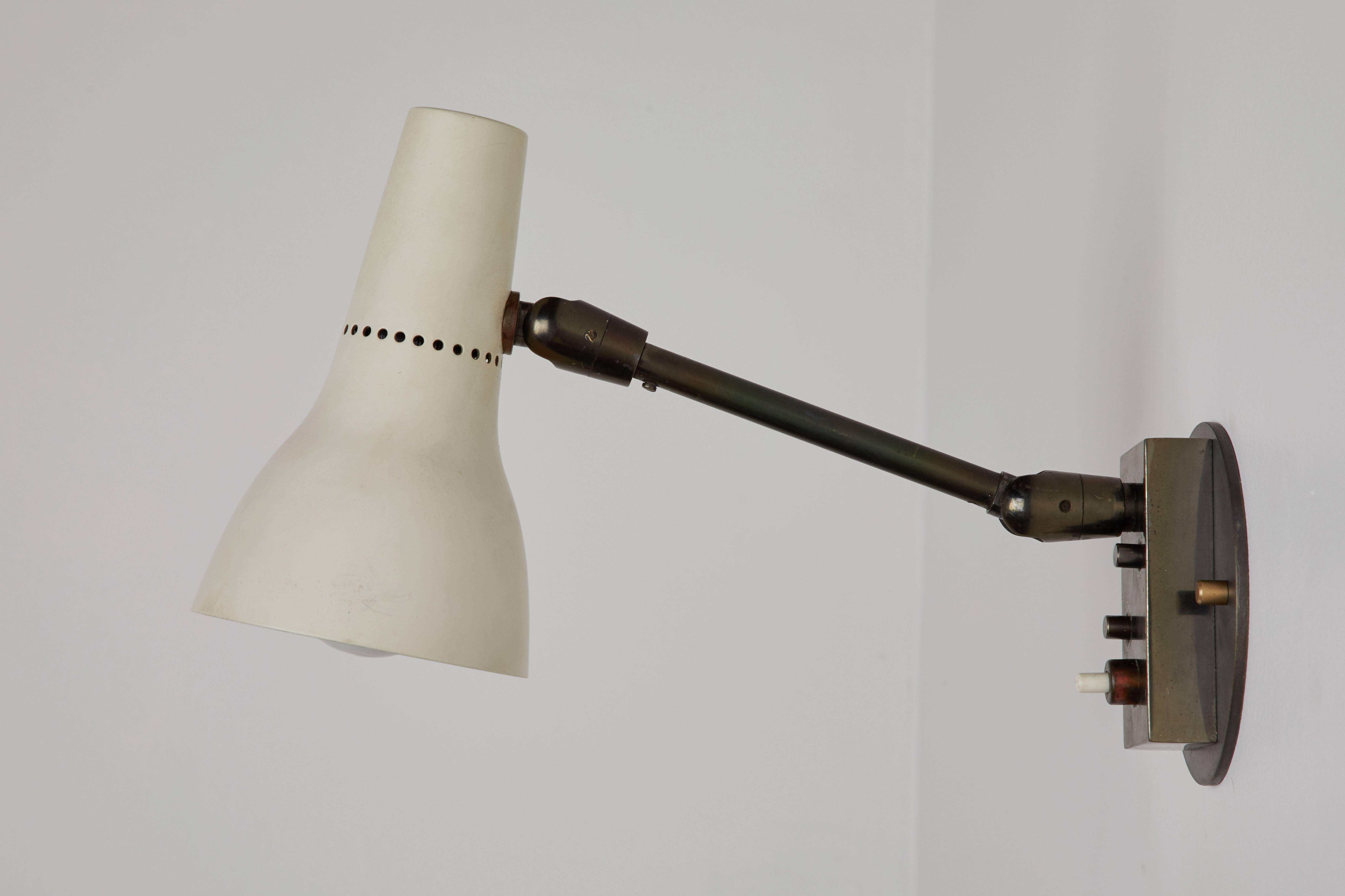 Mid-20th Century Pair of Sconces by Giuseppe Ostuni for Oluce