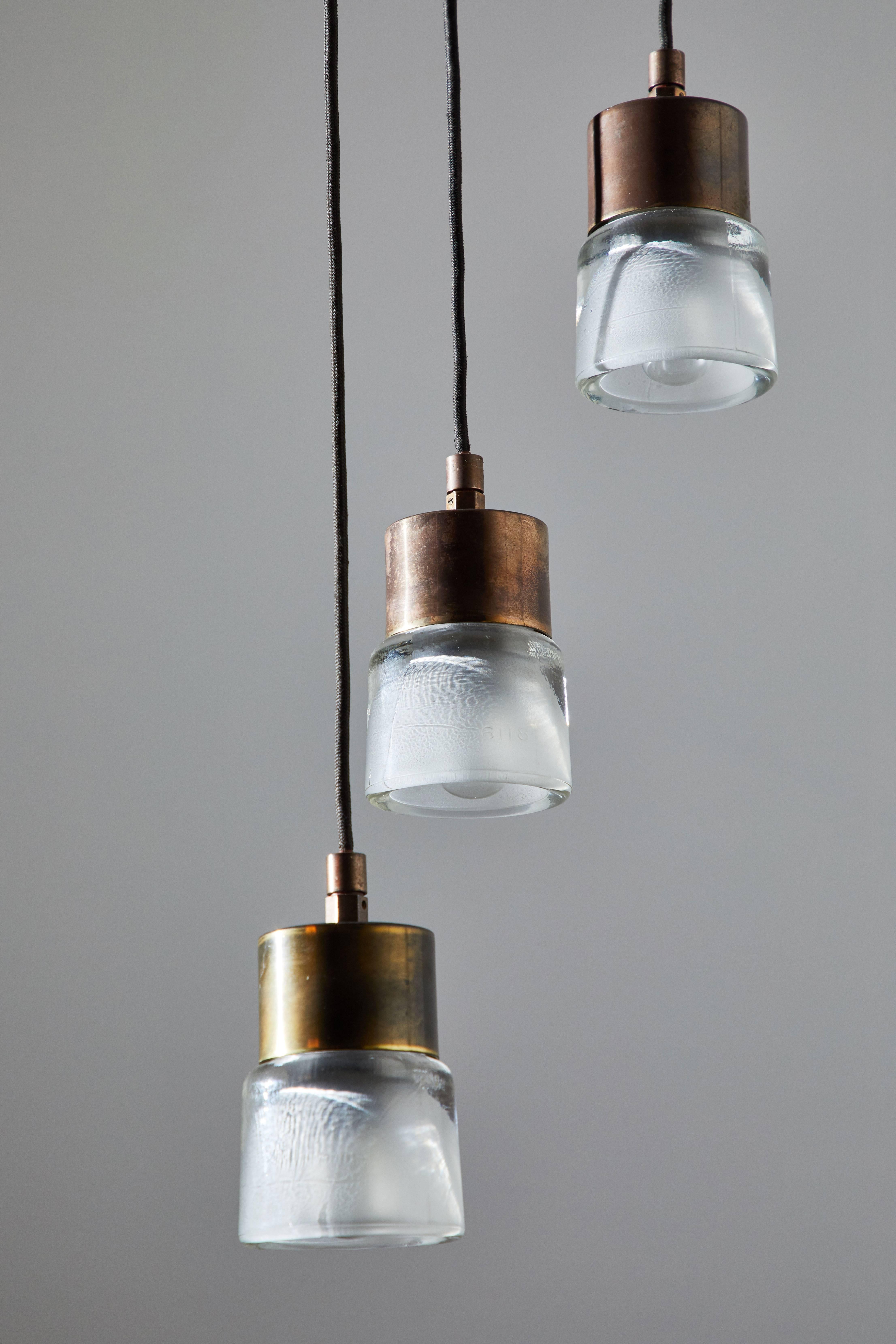 Italian Original Cascading Chandelier by Tito Agnoli for Oluce For Sale