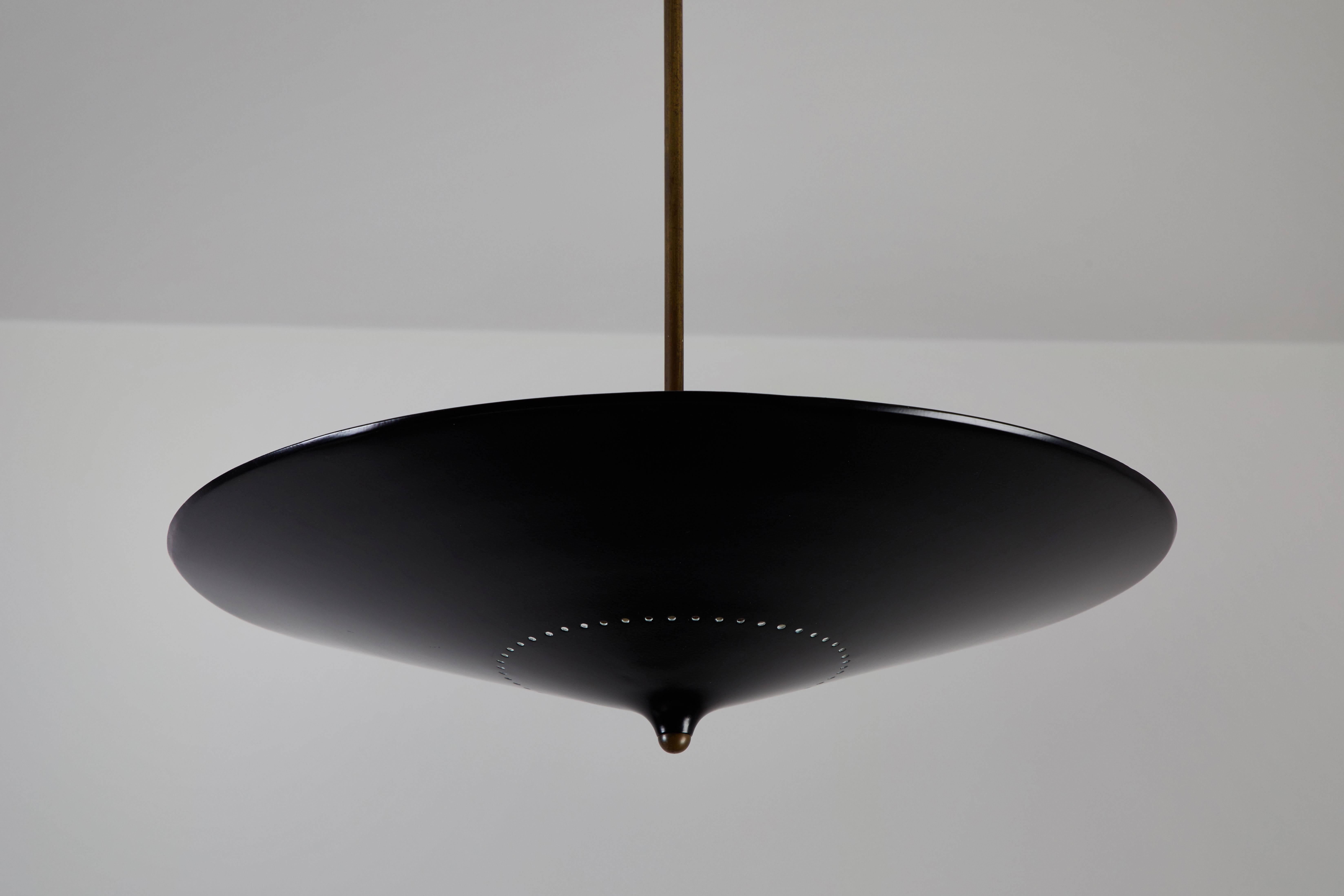 Flush Mount Pendant by Franco Buzzi for O-Luce In Excellent Condition In Los Angeles, CA