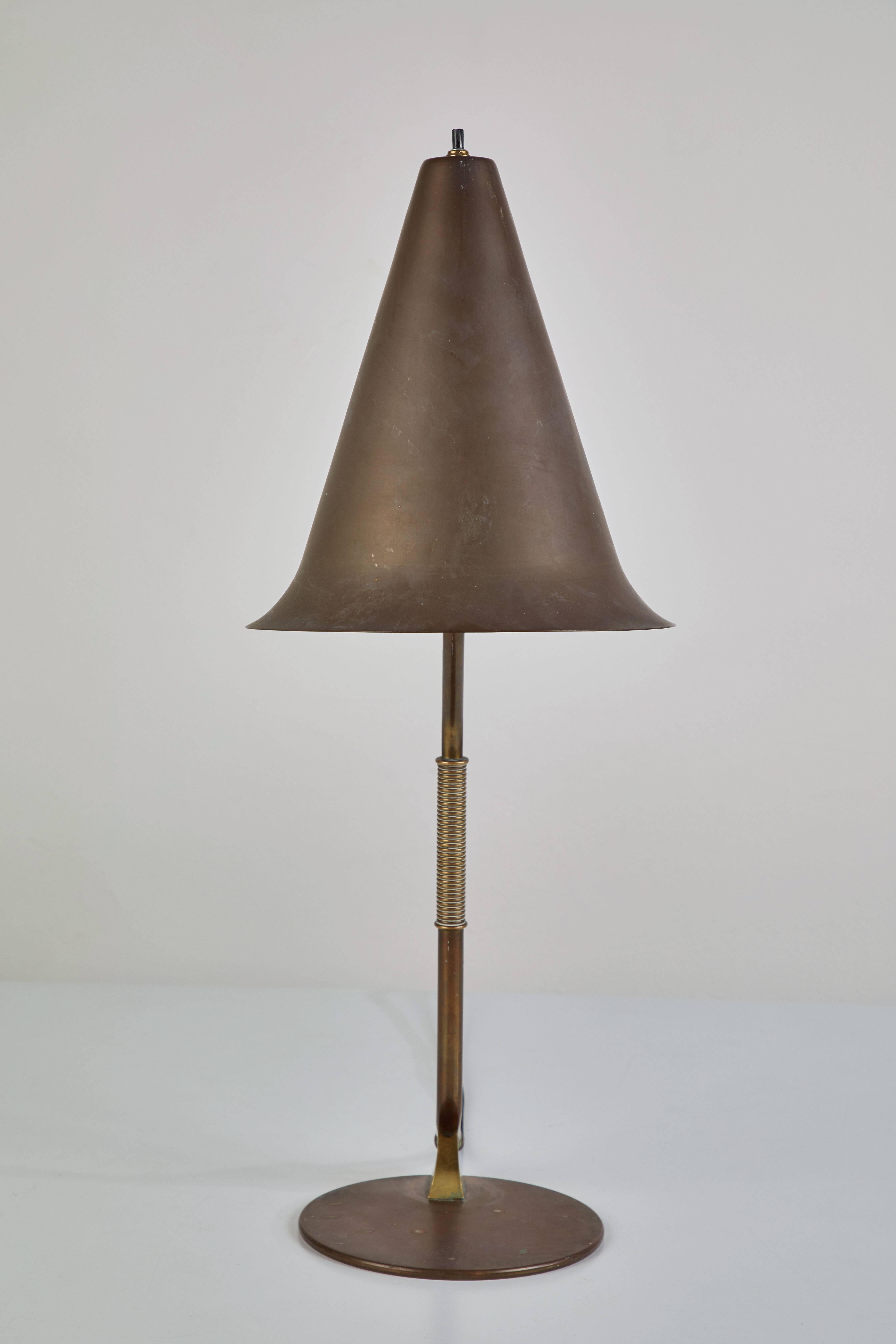 Rare and Important Swedish Table Lamp In Good Condition For Sale In Los Angeles, CA