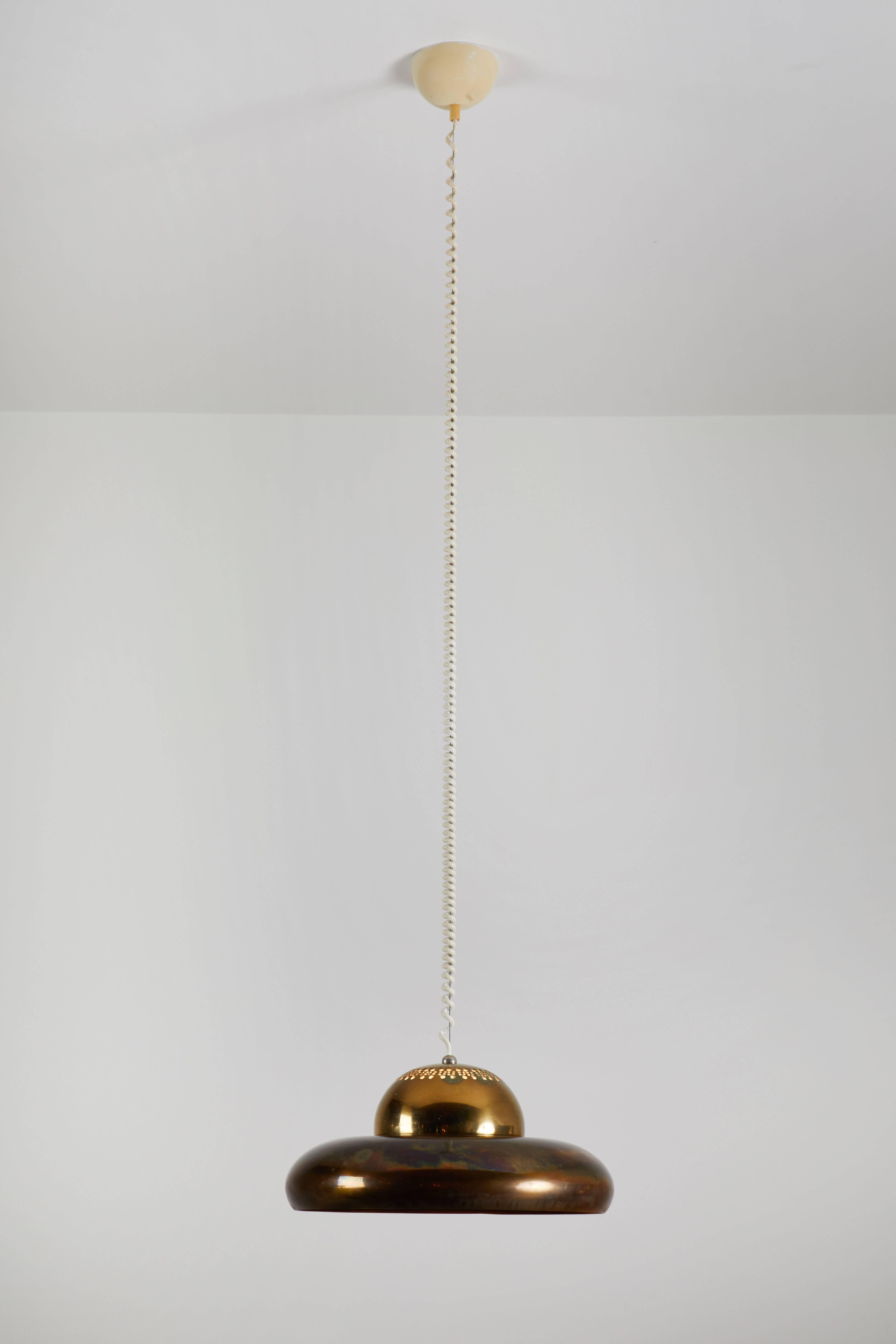 Mid-Century Modern Two Flor di Loto Pendant Lamp by Afra & Tobia Scarpa for Flos