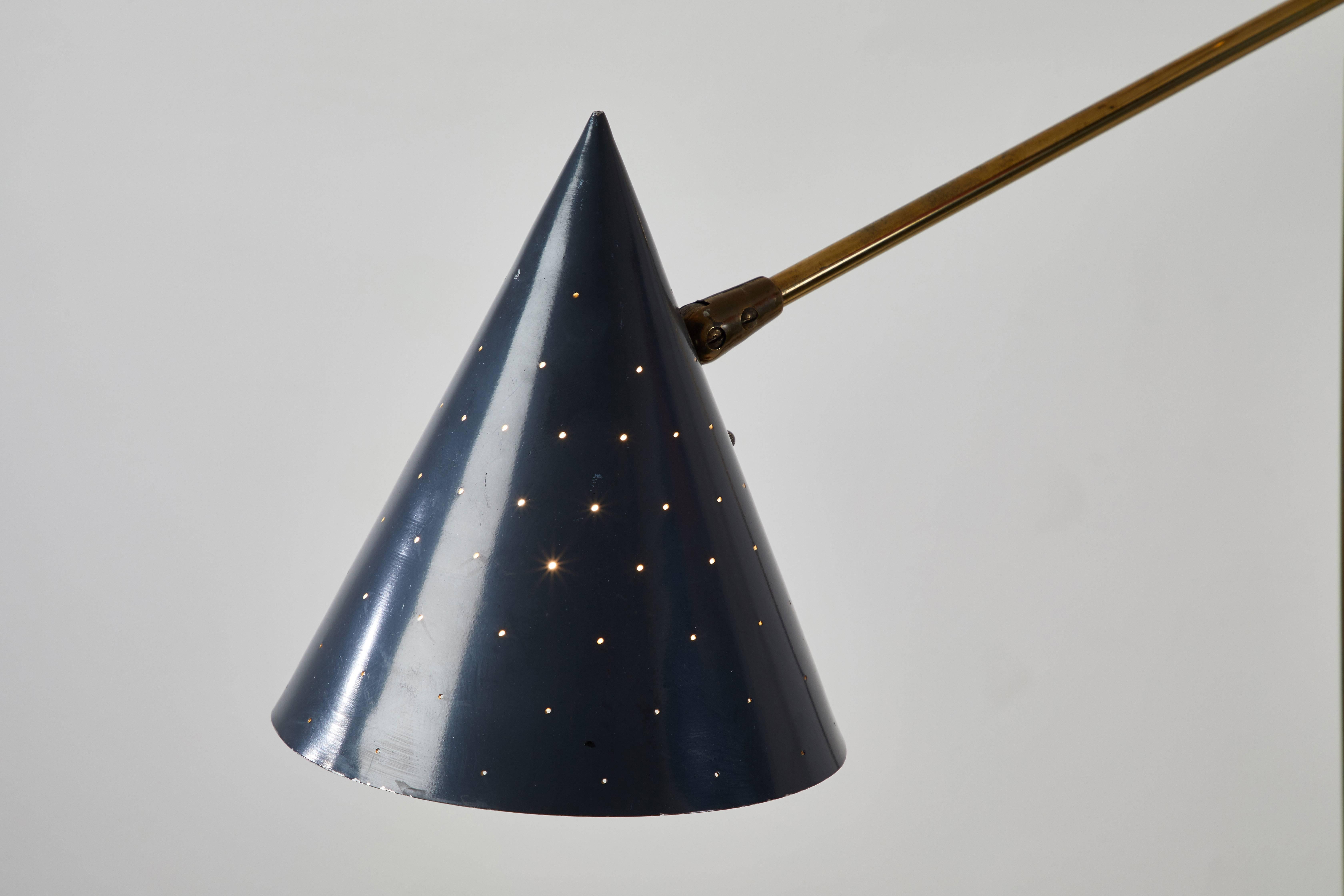 American Rare Triennale Floor Lamp by Lightolier