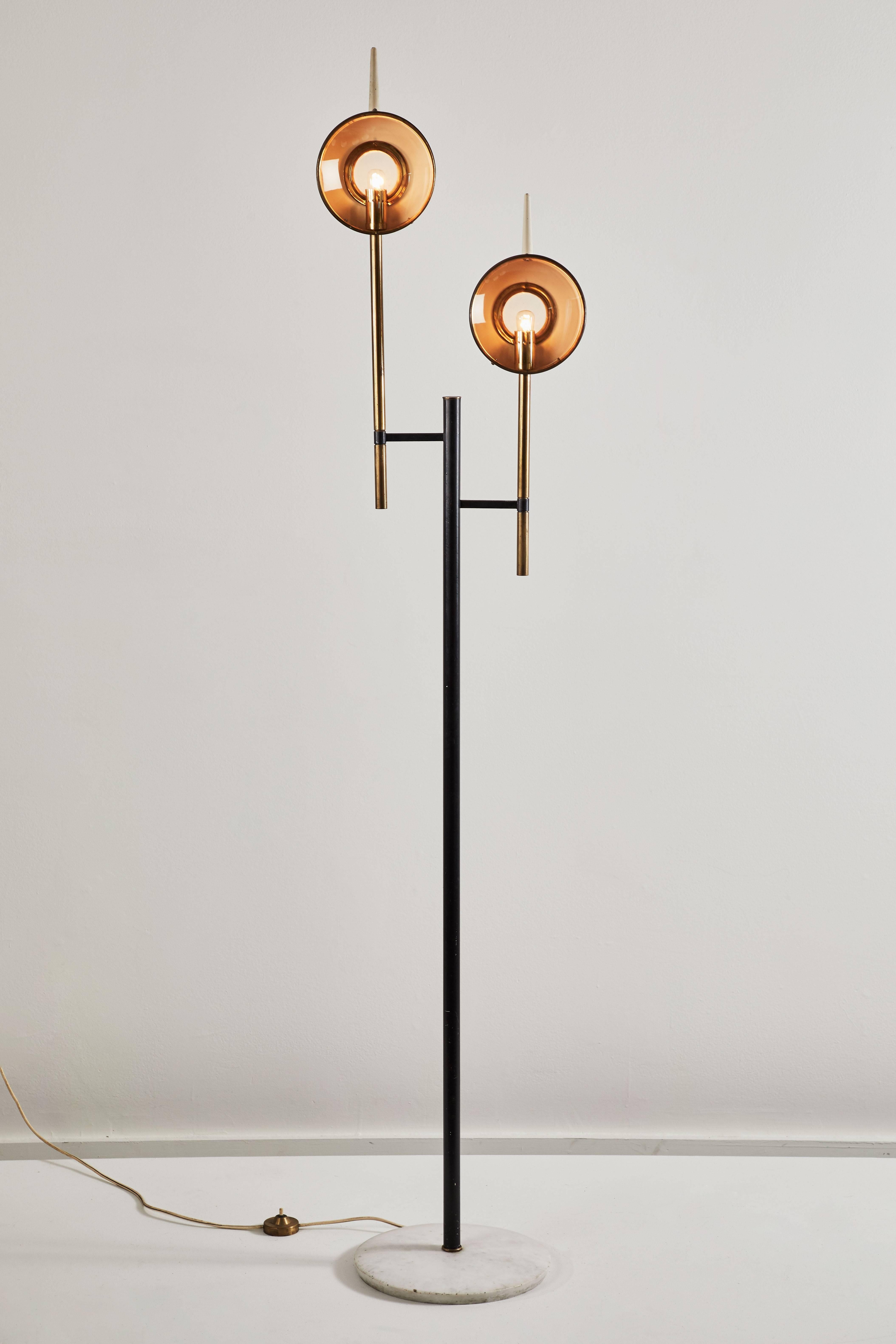 Mid-Century Modern Rare Floor Lamp in the style of Angelo Lelli for Arredoluce