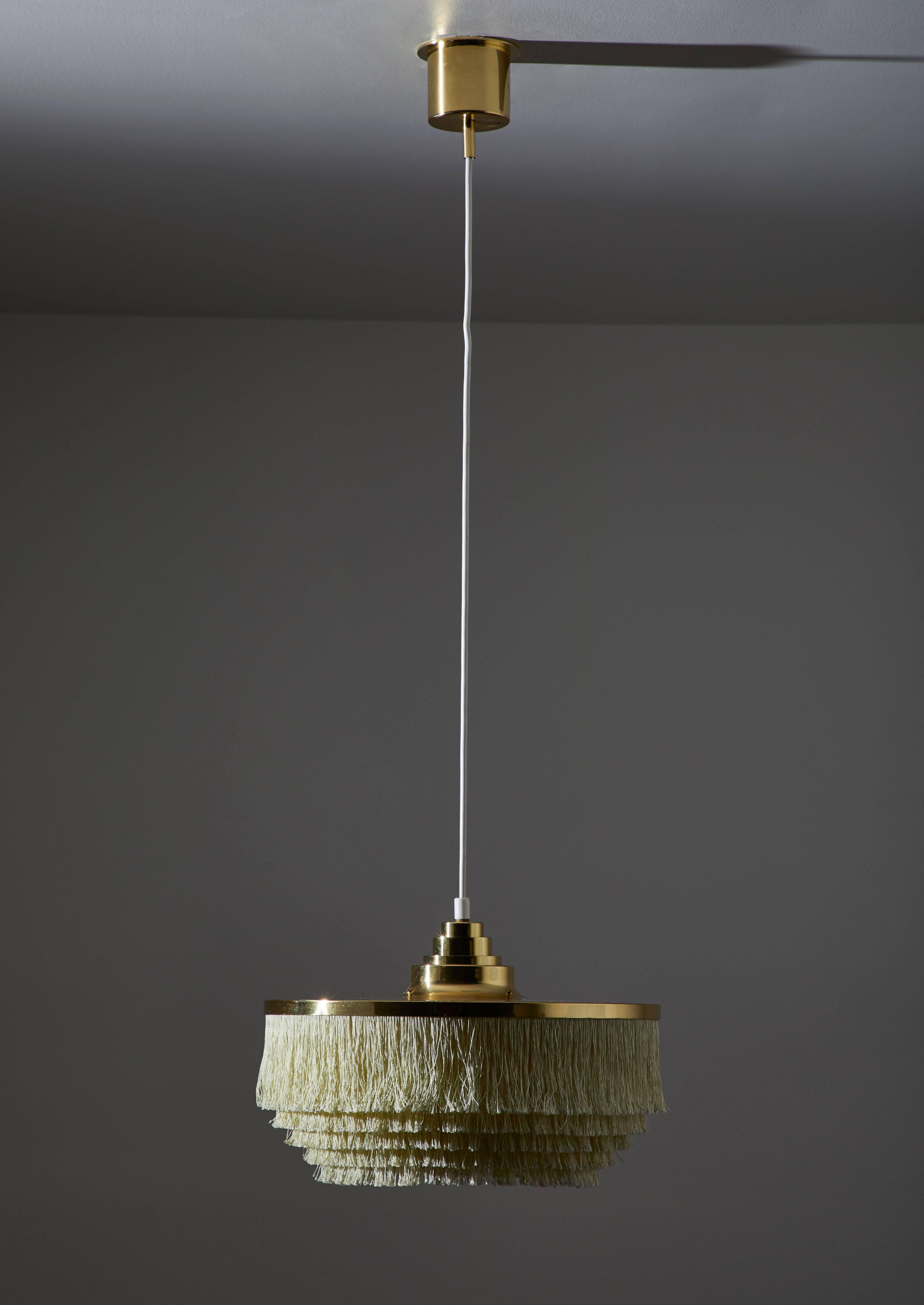 Swedish Fringe Pendant by Hans Agne Jakobsson, Markaryd