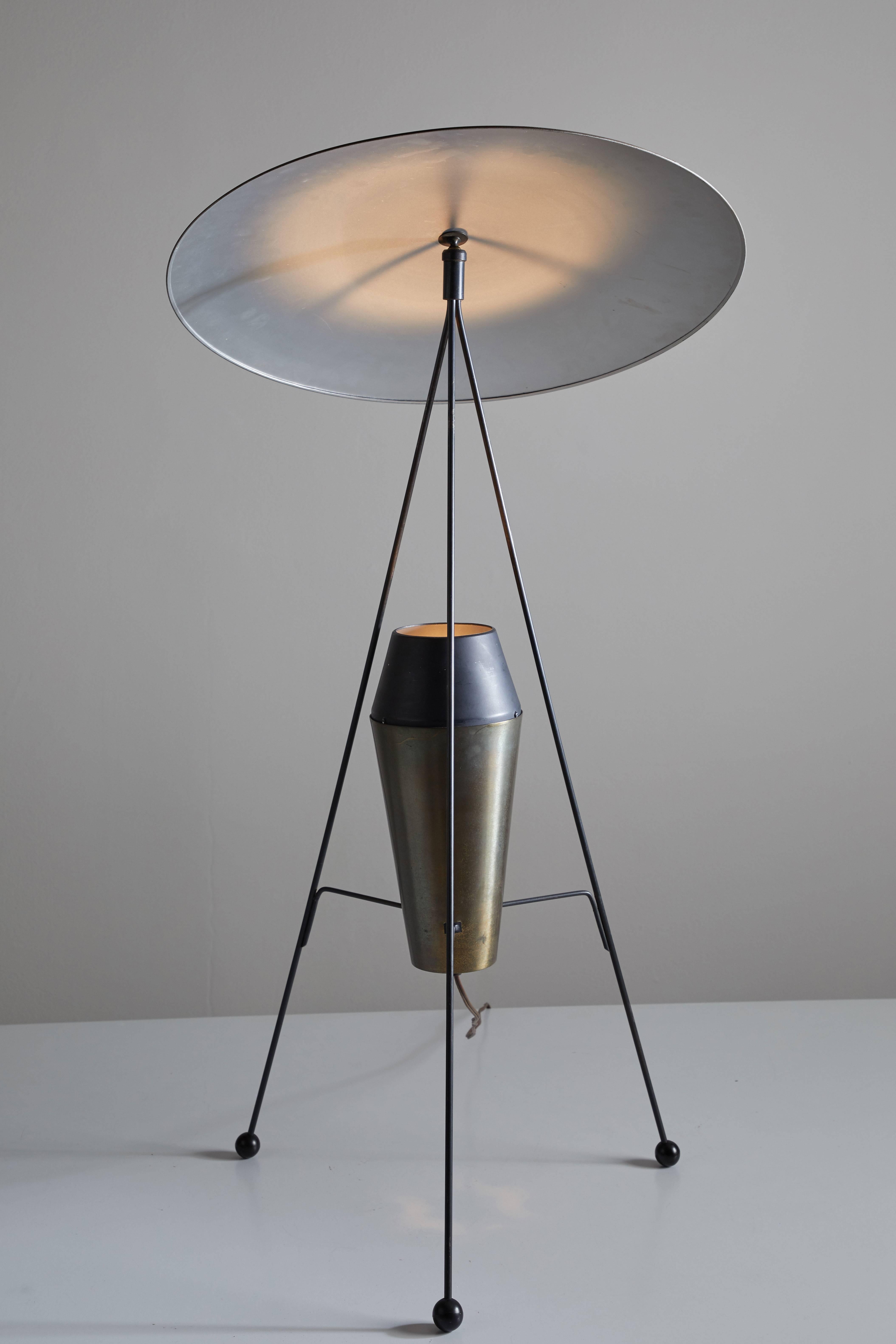 Mid-Century Modern A.W. and Marion Model F-2 G Geller Floor Lamp for Heifetz