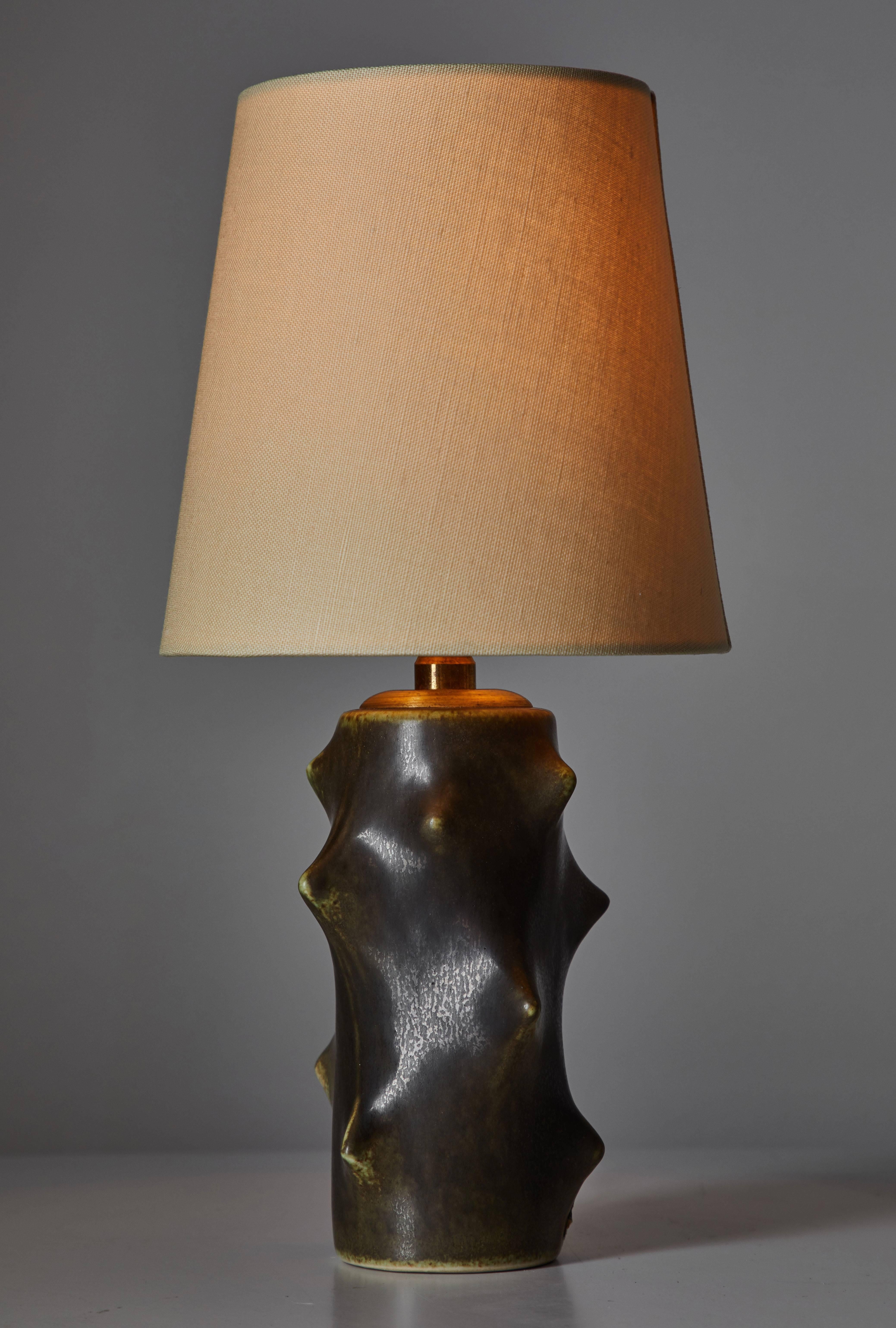 Mid-Century Modern Knud Basse Table Lamp by Michael Andersen & Son