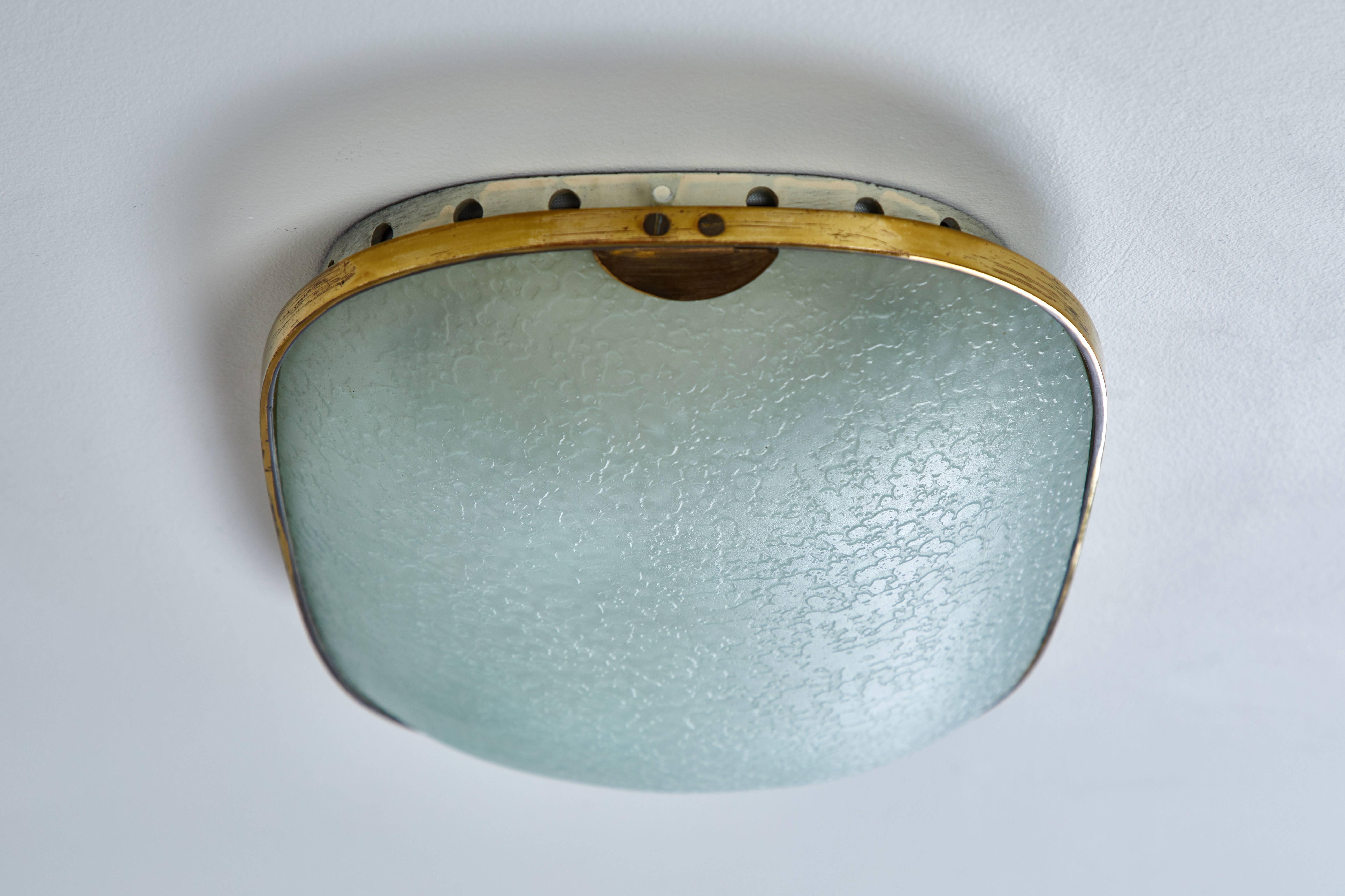 Brass One Wall/ Ceiling Light by Fontana Arte
