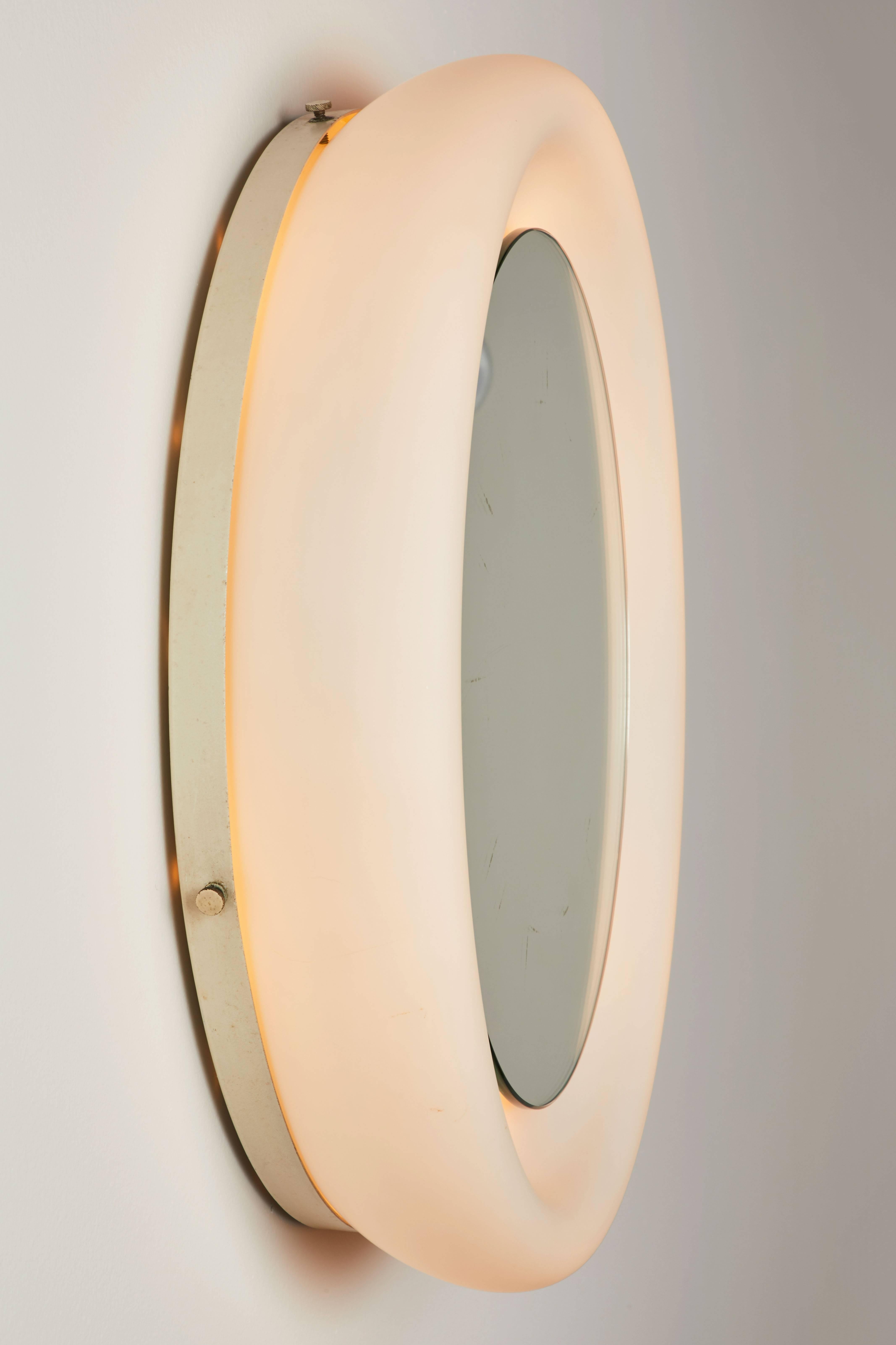 Mid-Century Modern Luminous Mirror by Gianna Celada for Fontana Arte