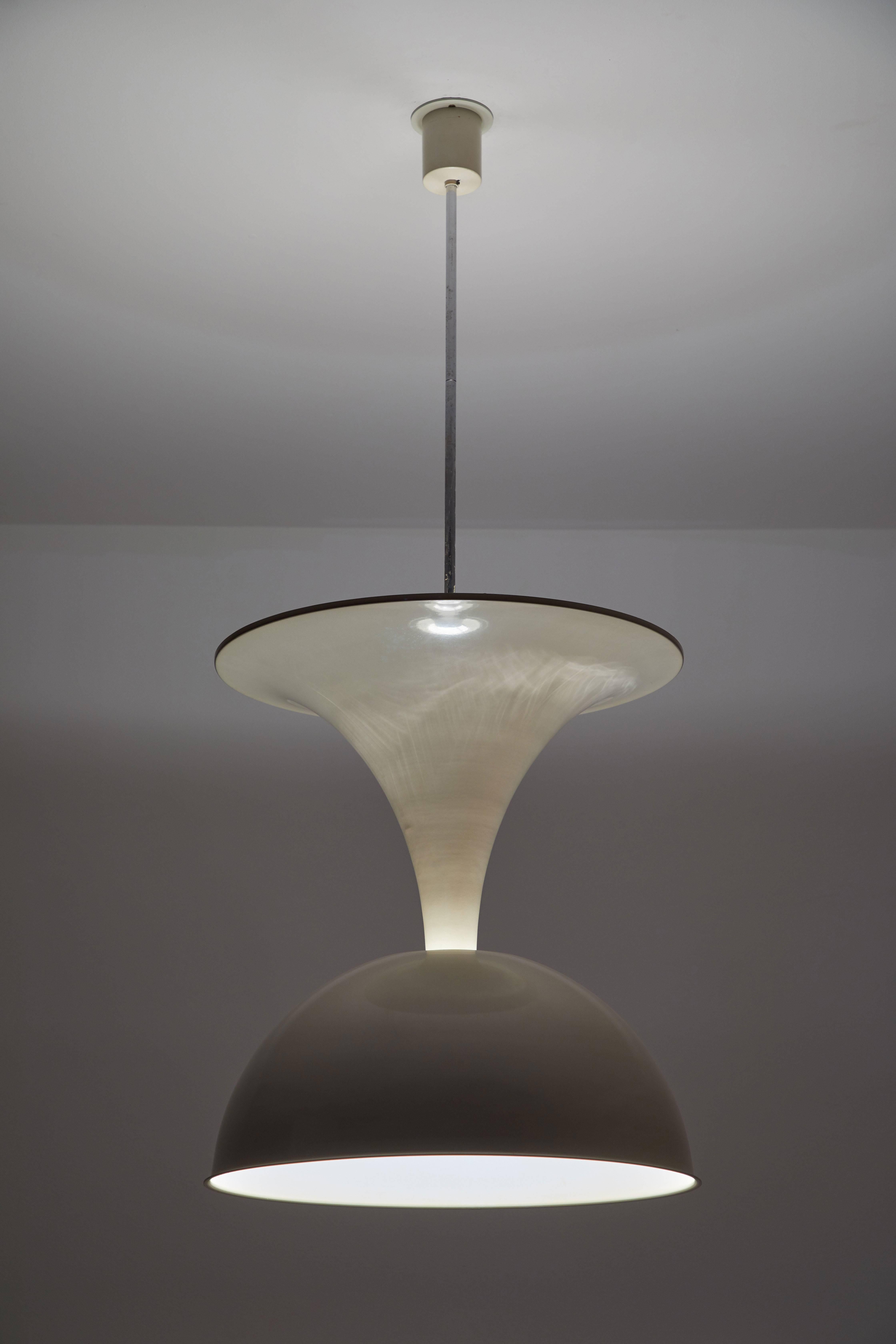 Mid-Century Modern Large Suspension Light by Valenti