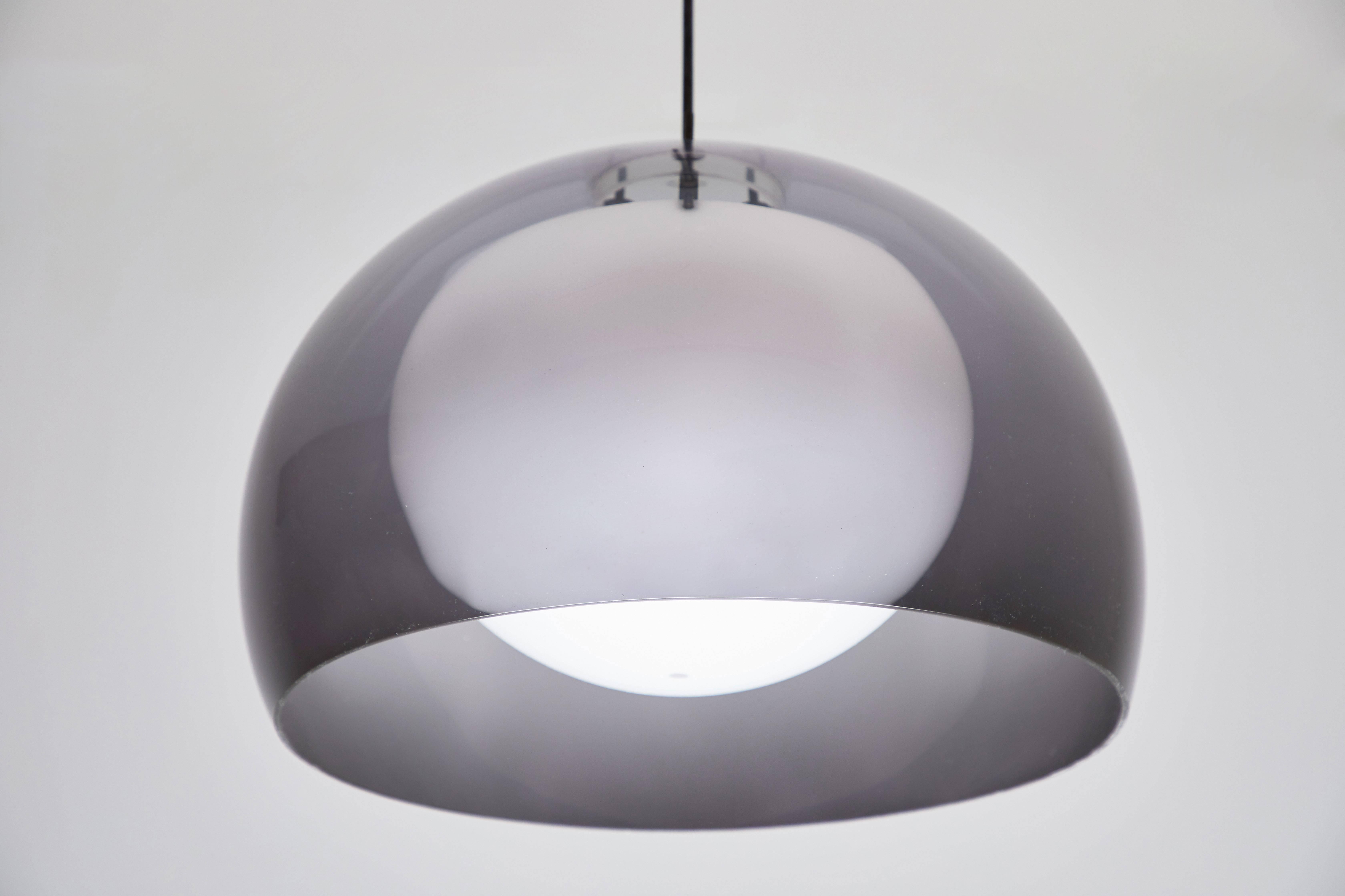 Acrylic Pendant Lamp by Tito Agnoli for Oluce