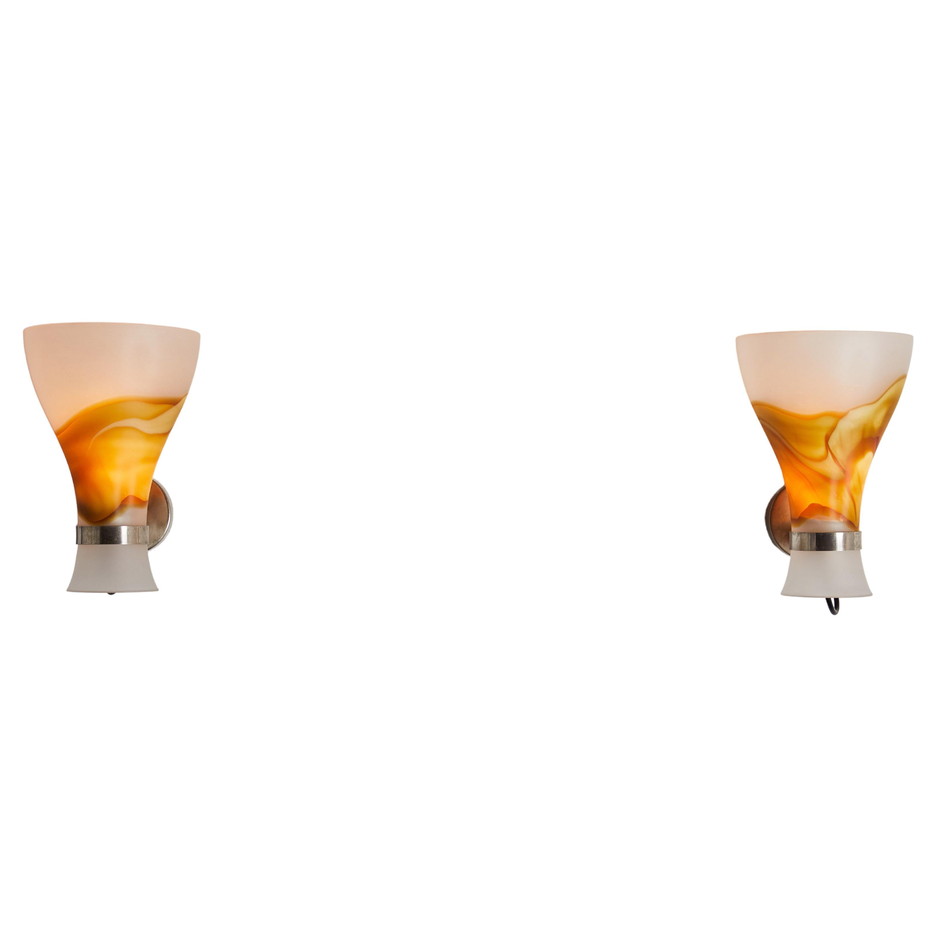 Model 802.1 Sconces by Tobia Scarpa for Venini For Sale