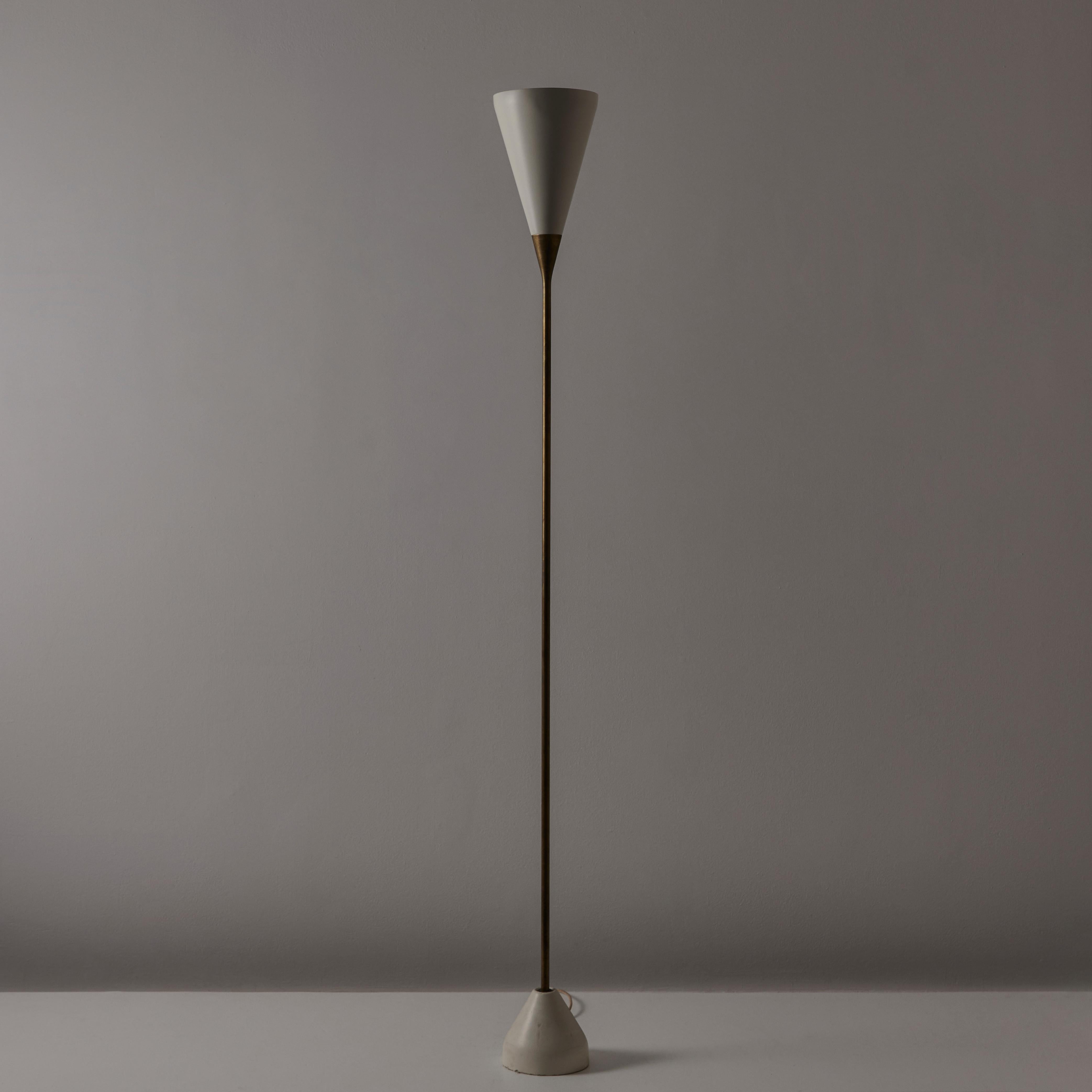 Mid-Century Modern Model No. B-30 Floor Lamp by Franco Buzzi for Oluce For Sale