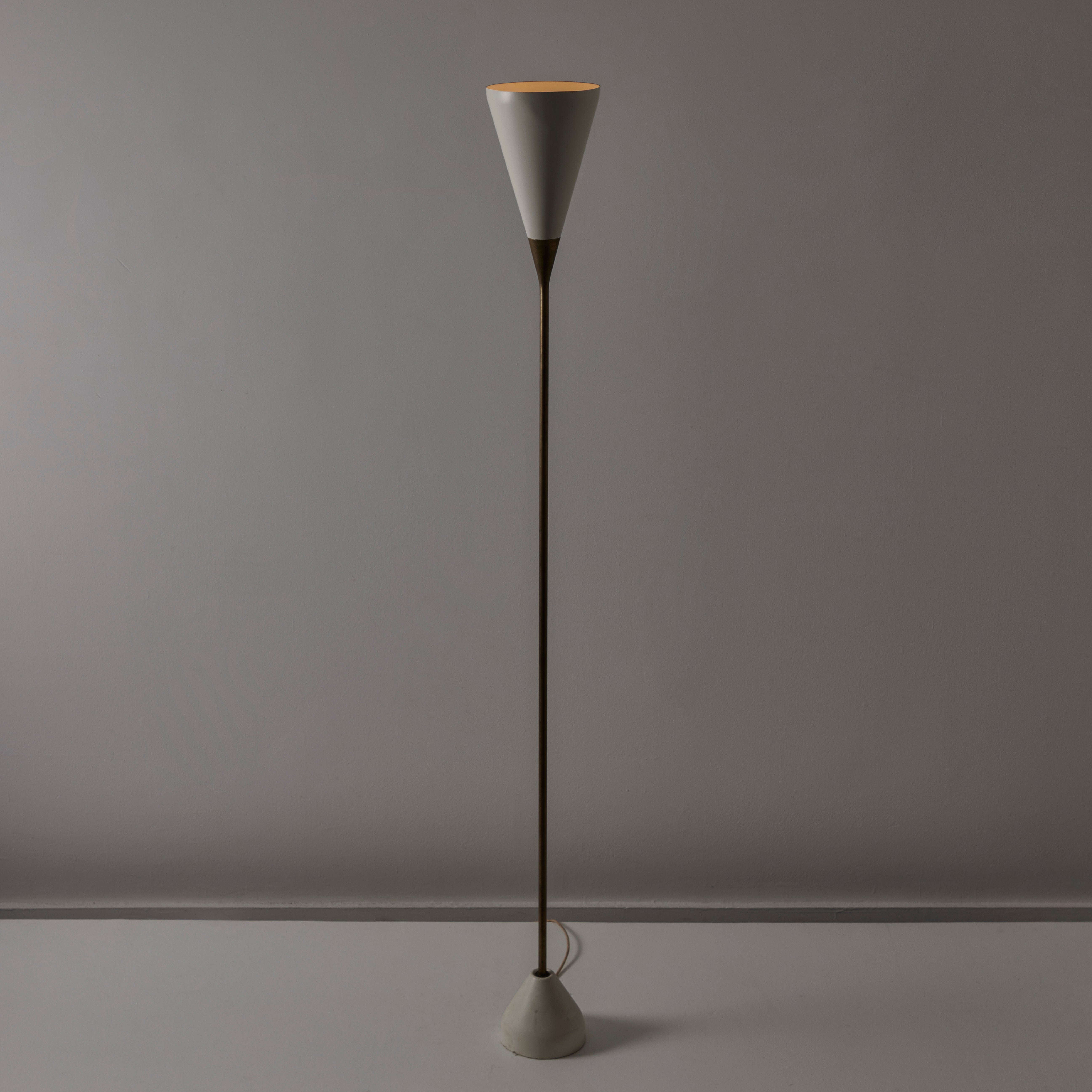 Model No. B-30 Floor Lamp by Franco Buzzi for Oluce For Sale