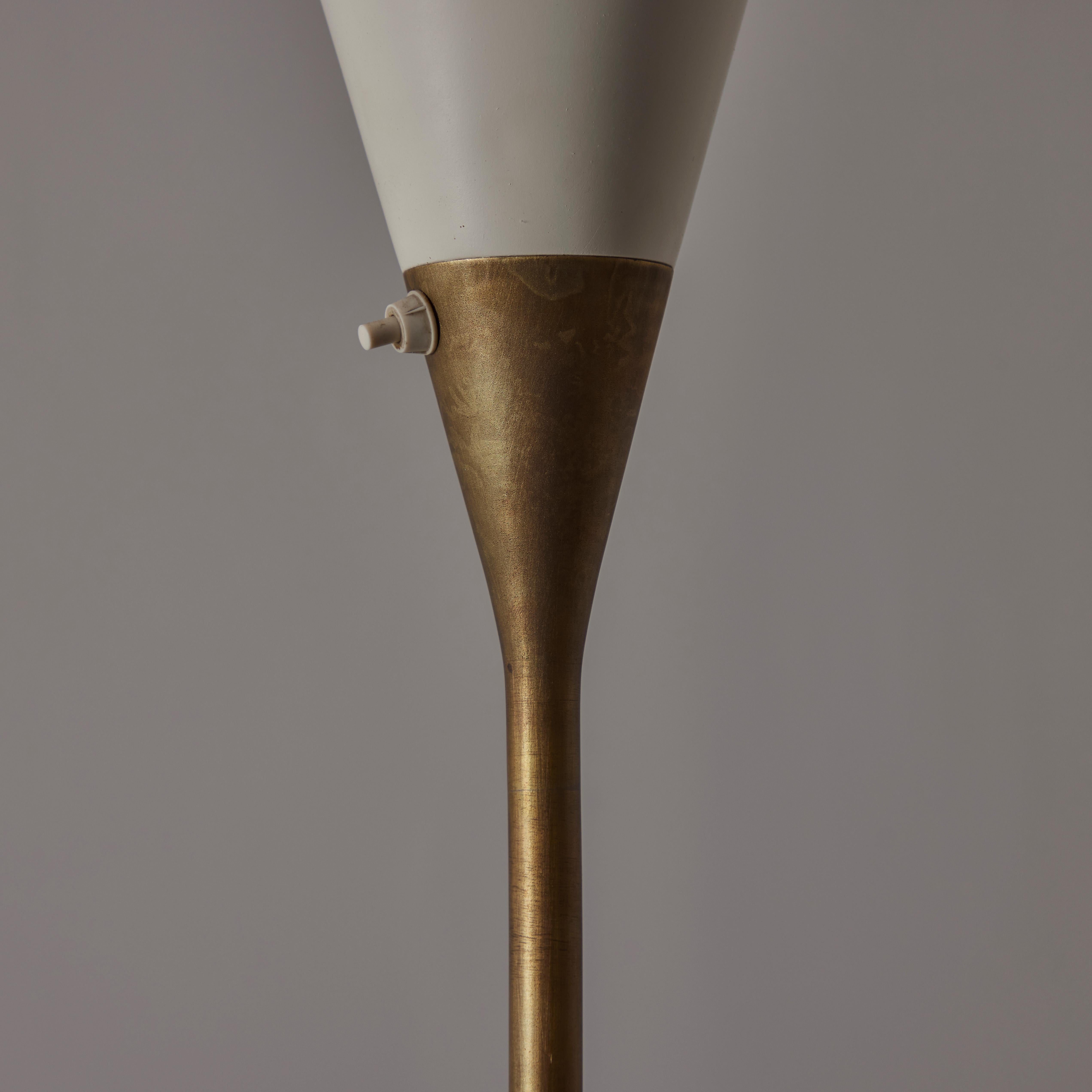 Italian Model No. B-30 Floor Lamp by Franco Buzzi for Oluce For Sale