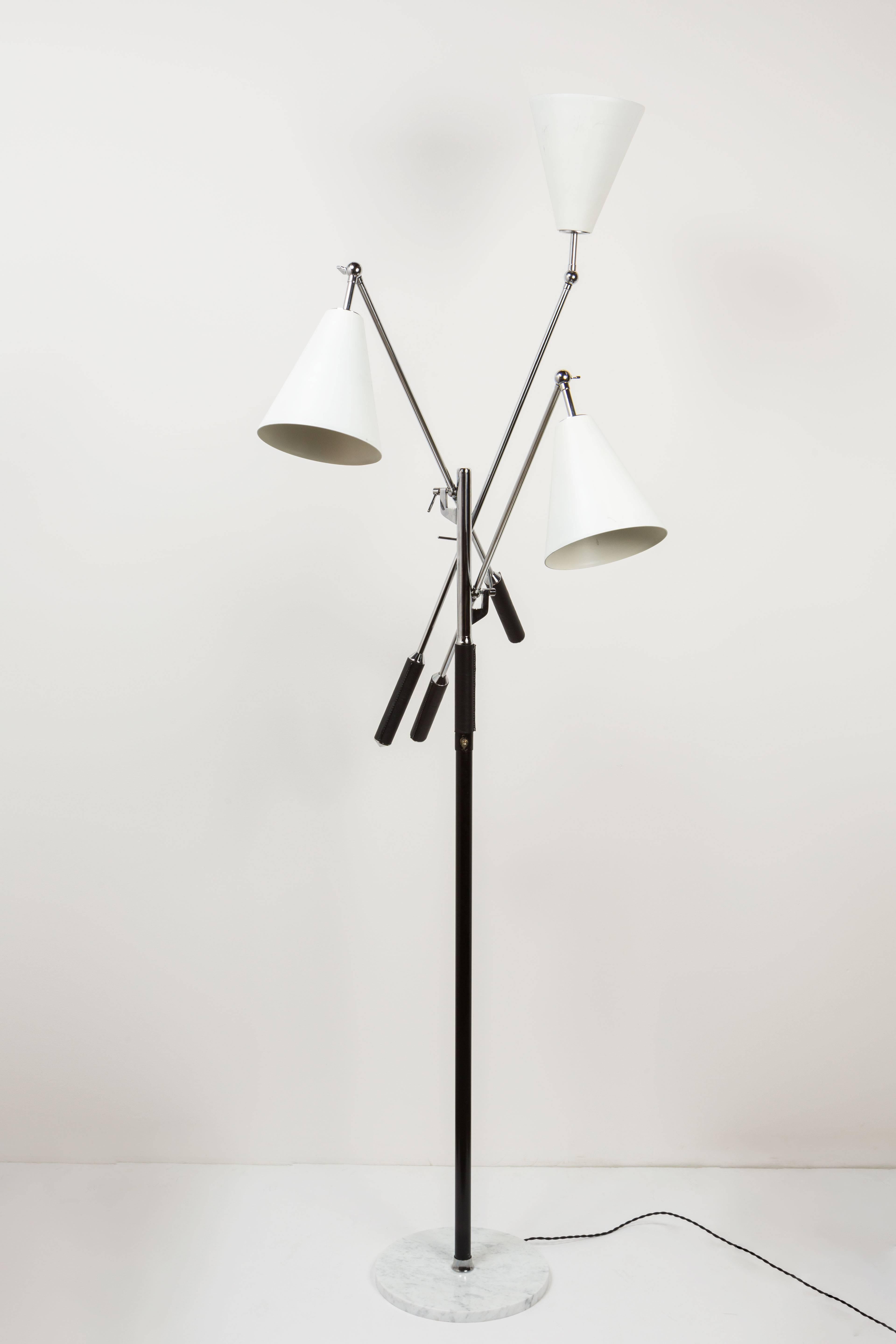 Mid-20th Century Arredoluce Triennale Floor Lamp by Angelo Lelli