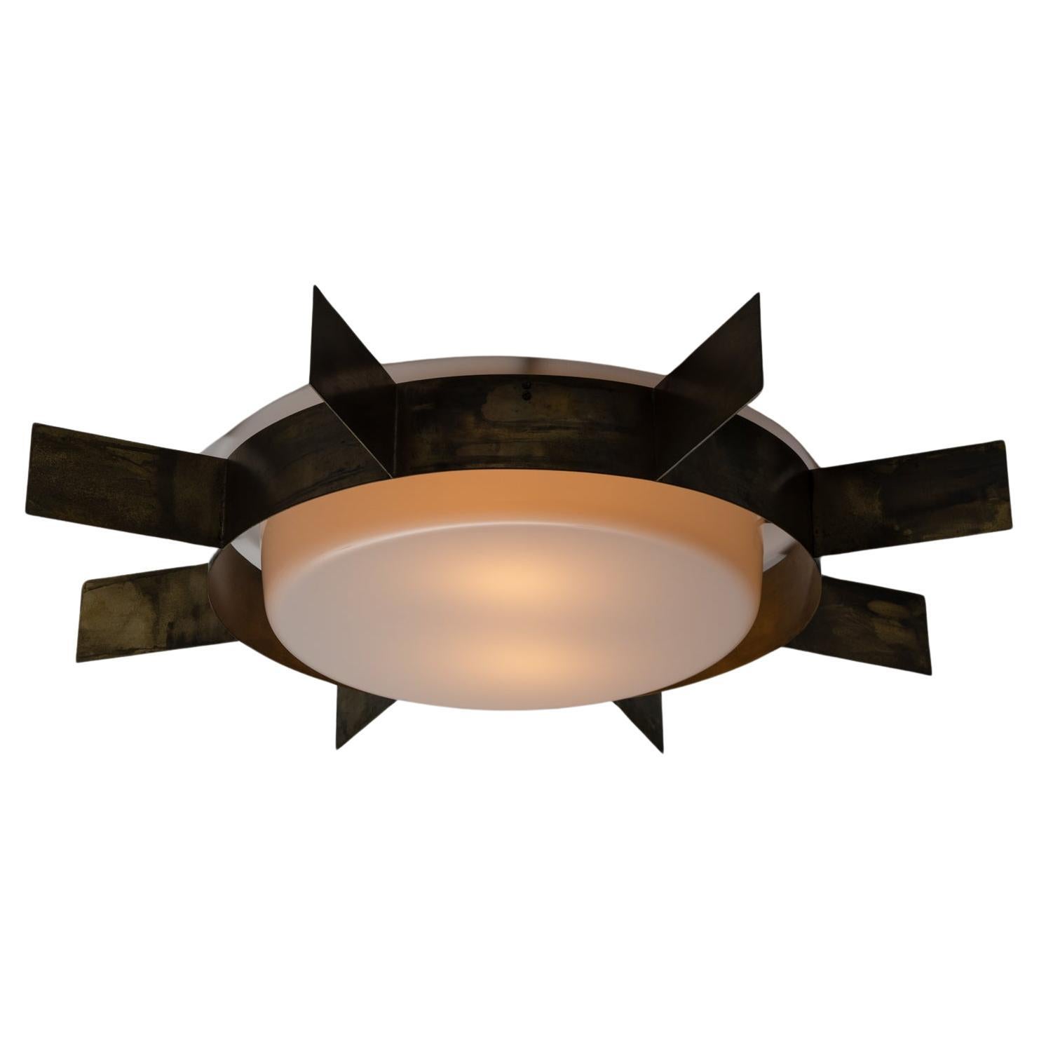 Single 'Sole' Flush Mount by Gio Ponti for Arredoluce For Sale