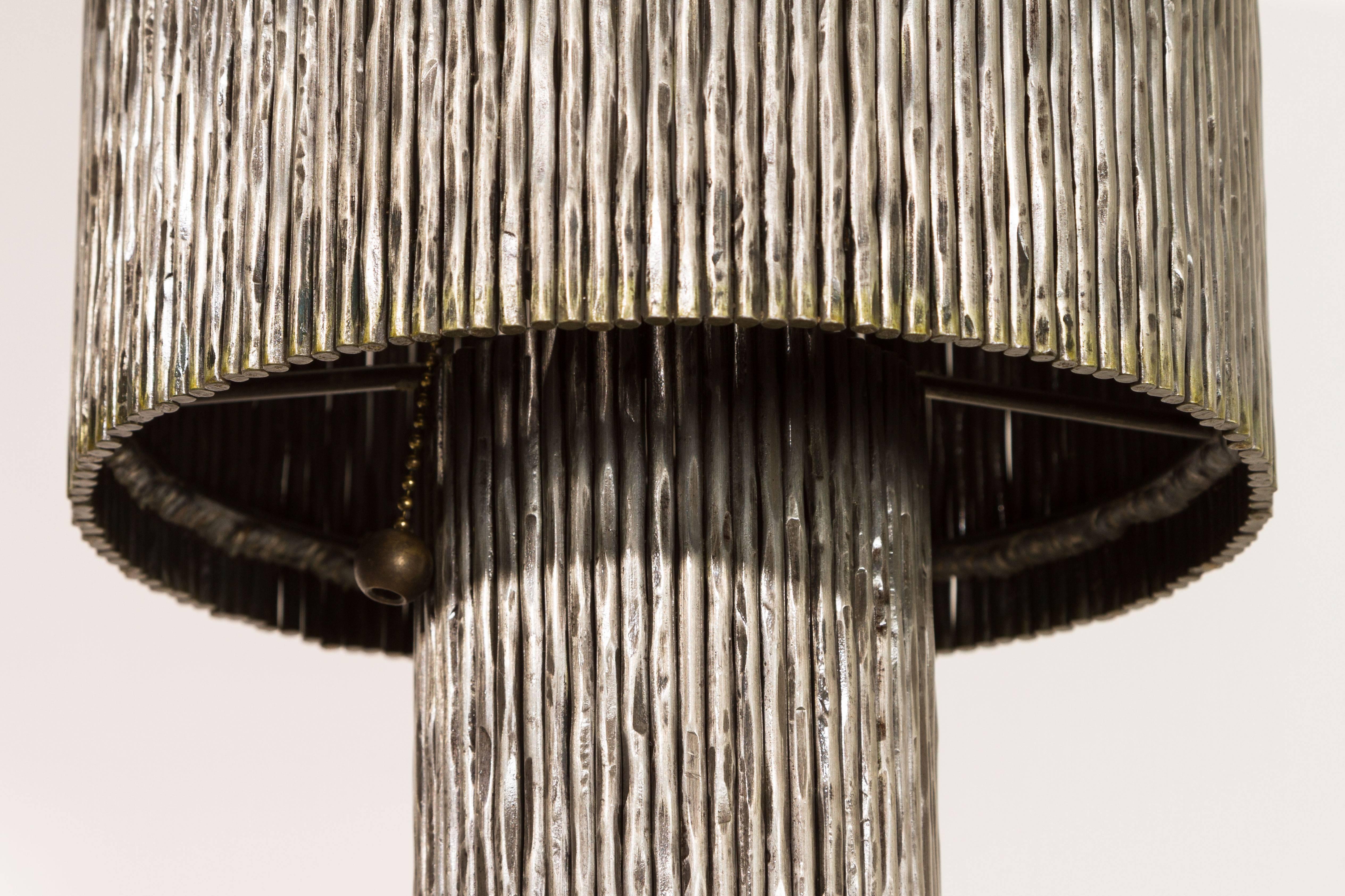 Late 20th Century American Brutalist Table Lamp