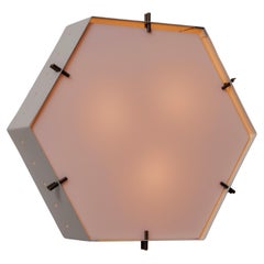Retro Single Small Wall or Ceiling Light by G.C.M.E.