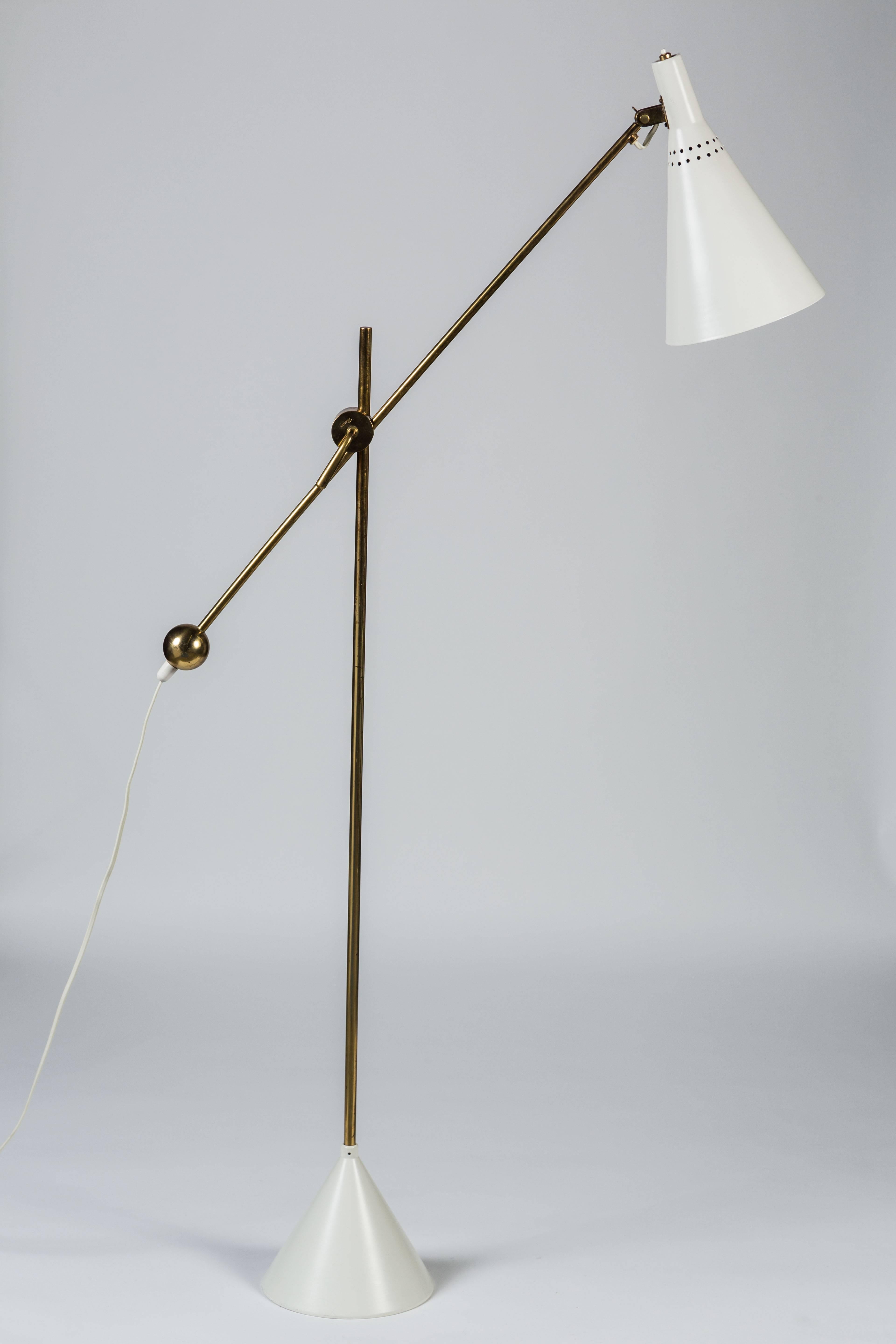 Finnish Rare Floor Lamp by Tapio Wirkkala