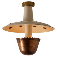 Single Custom Italian Ceiling Light
