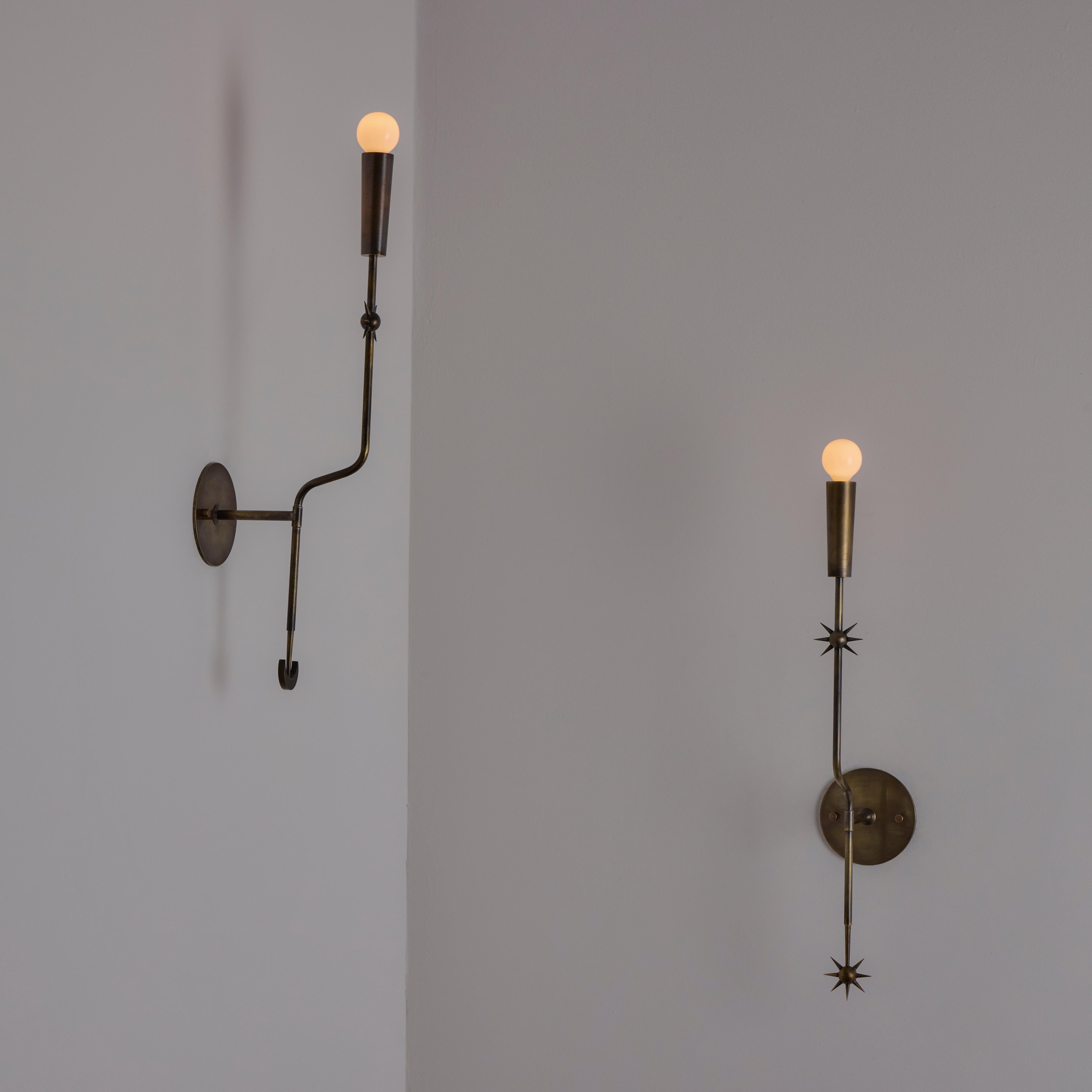 Rewire Custom 'Star and Moon' Sconces For Sale 7
