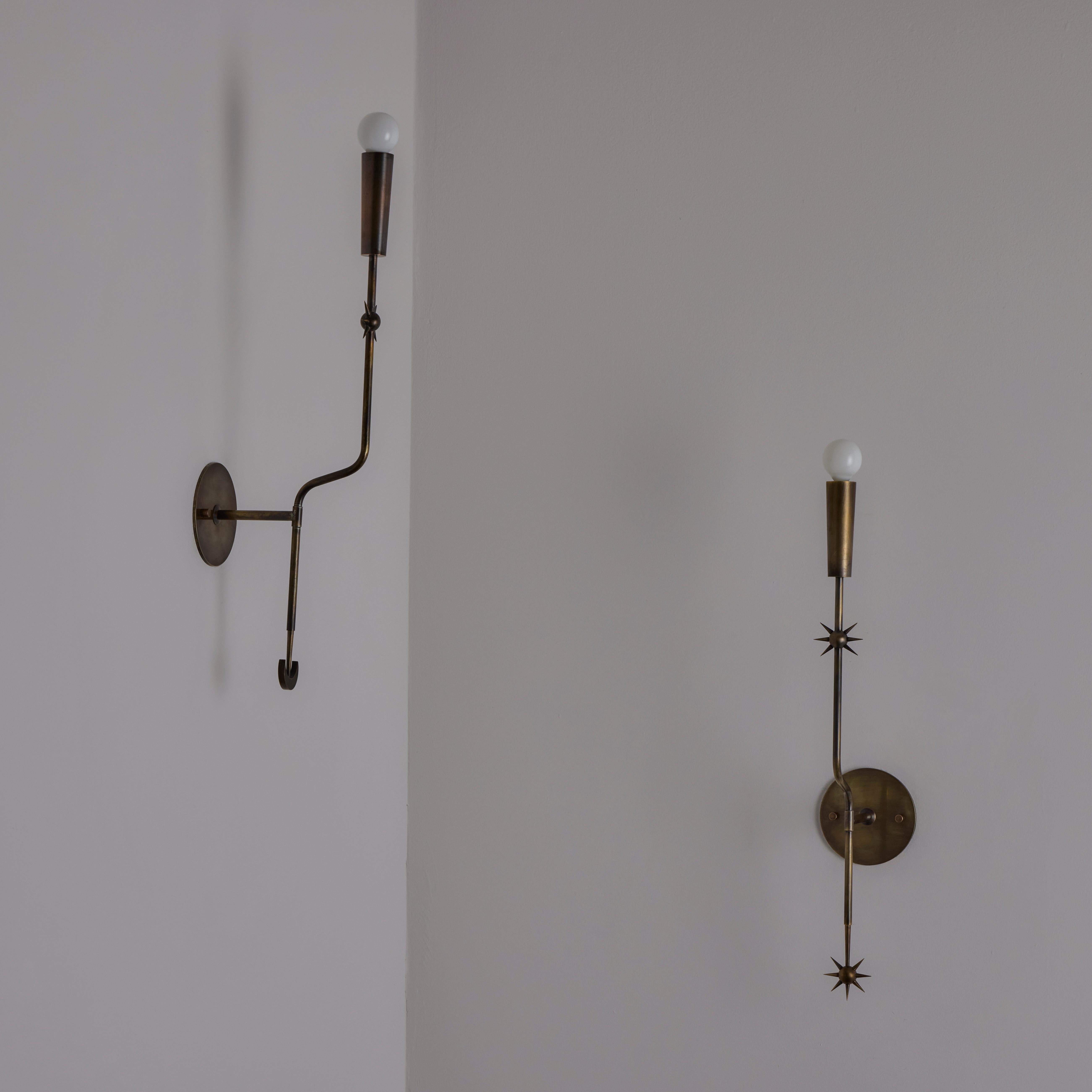 Rewire Custom 'Star and Moon' Sconces For Sale 8