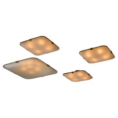 Model 1485 Flush Mounts by Max Ingrand for Fontana Arte