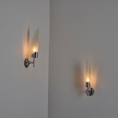 Paar Wandleuchter, Modell 2433, von Max Ingrand für Fontana Arte