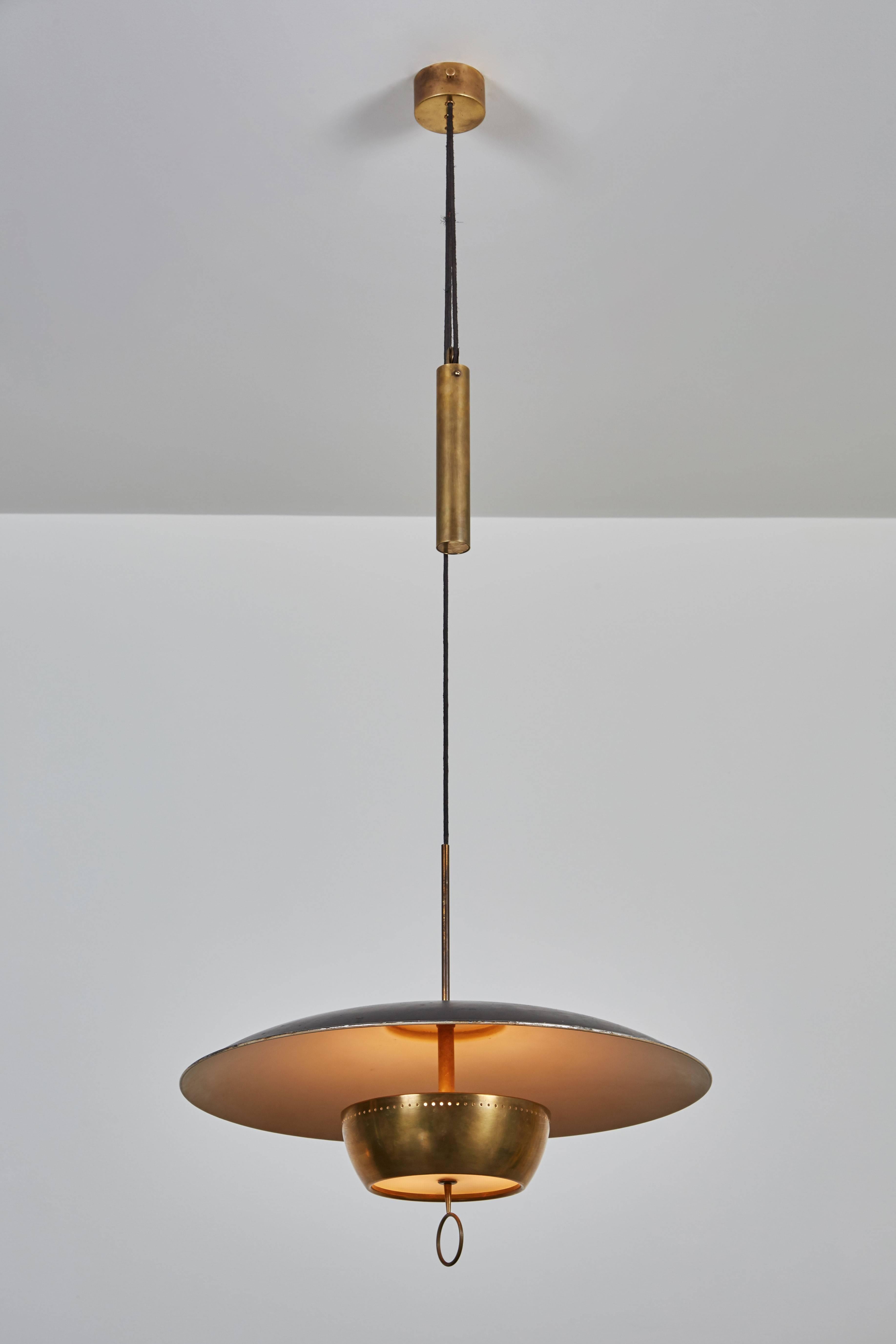 Italian Pulley Pendant by Gaetano Sciolari for Stilnovo