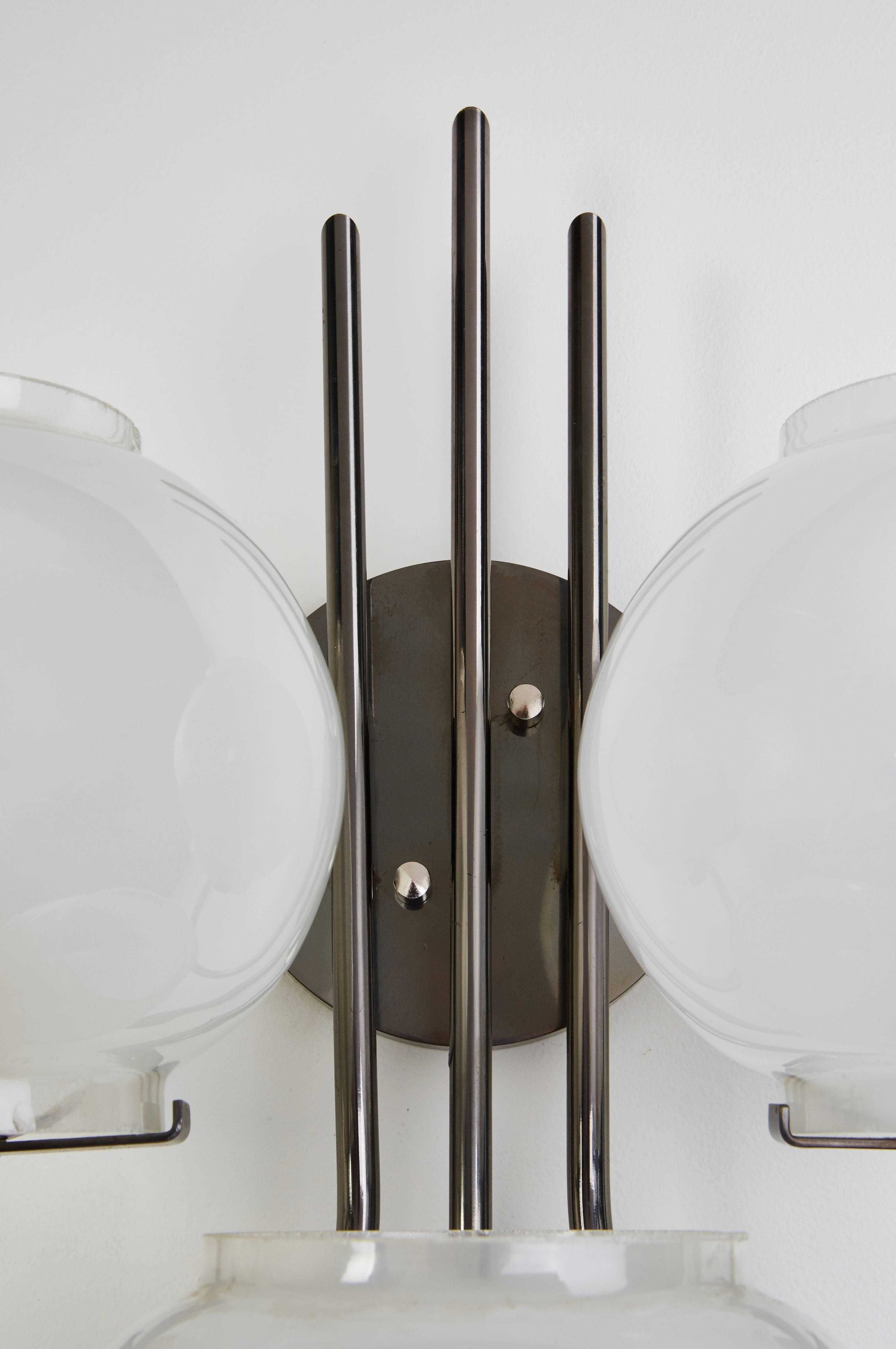Pair of Sconces by Tito Agnoli for Oluce In Good Condition In Los Angeles, CA