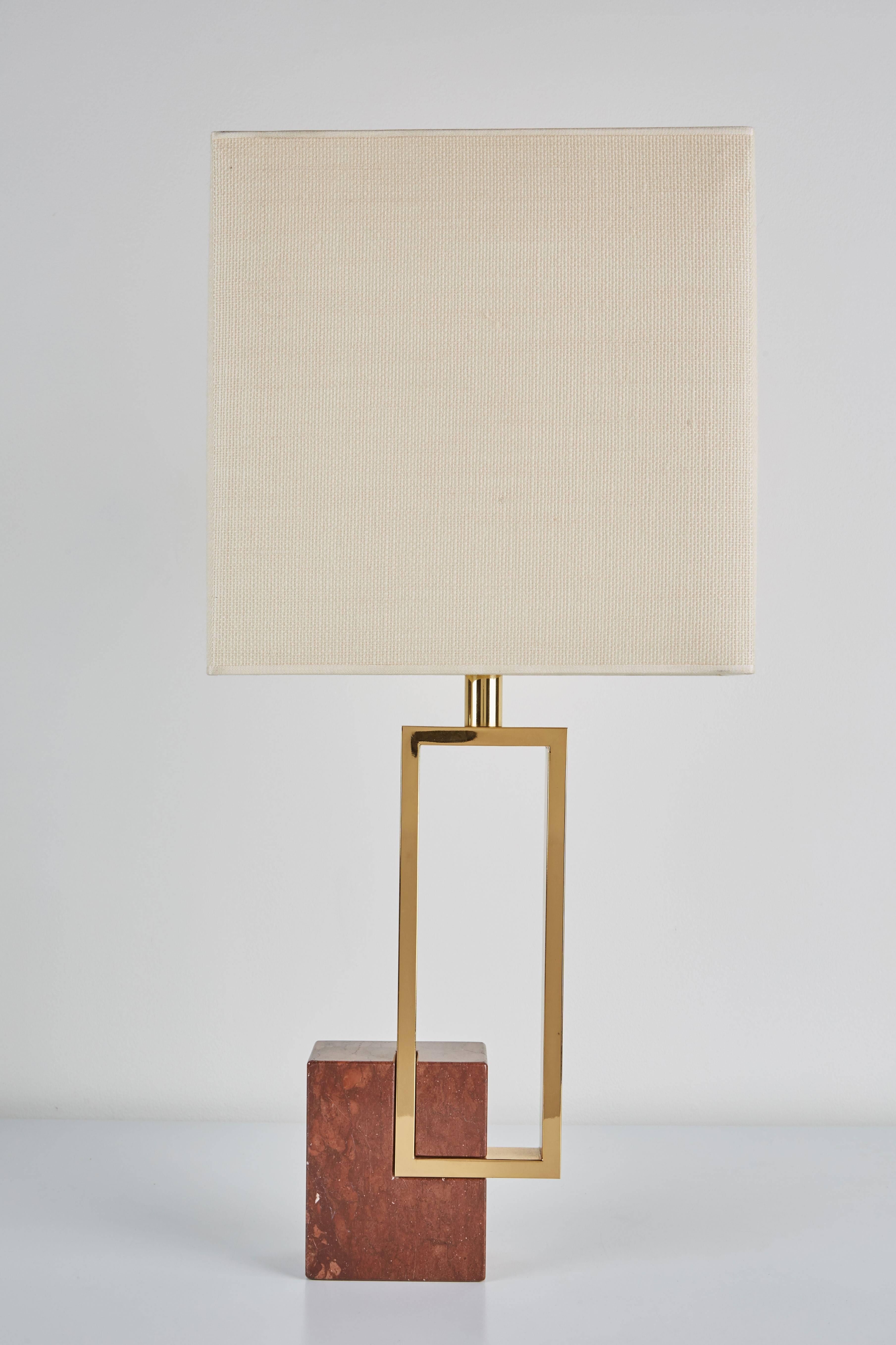 Italian Pair of Table Lamps by Banci Firenze